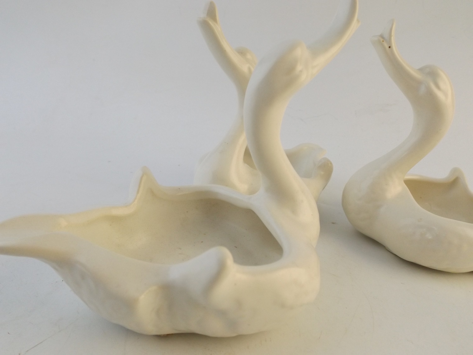 Hull Pottery Swan Figurals