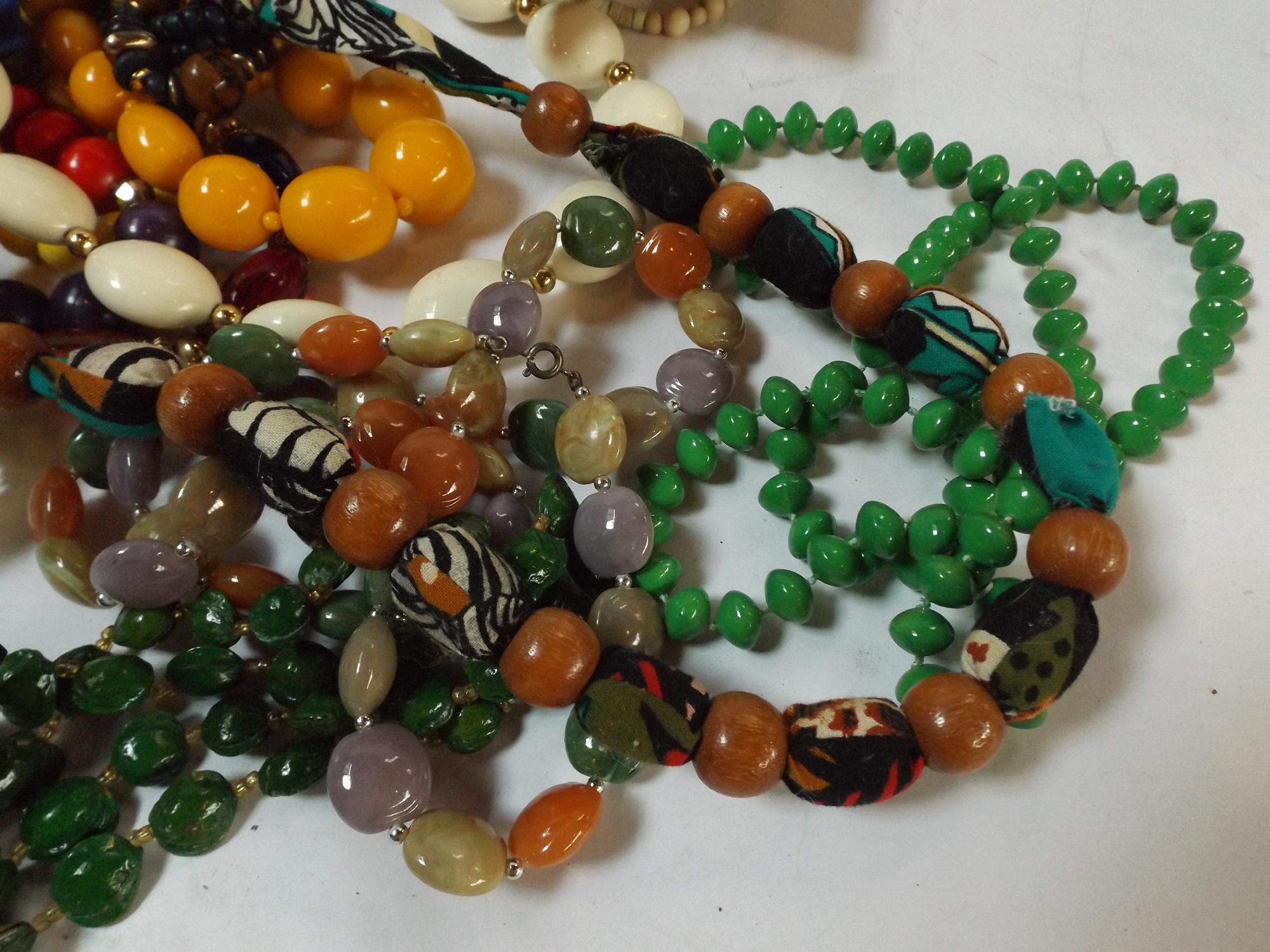 Collection of Mod Beaded Necklaces