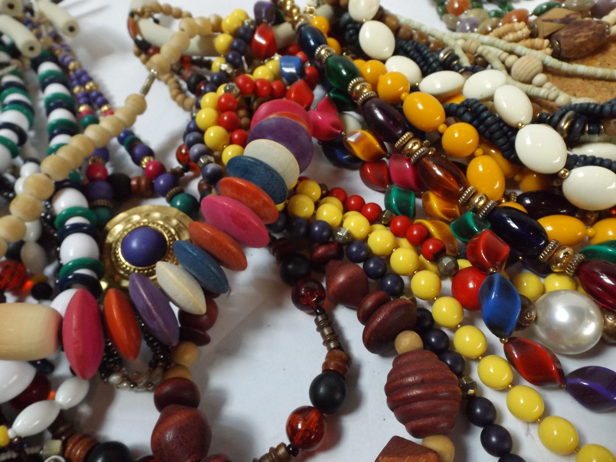 Collection of Mod Beaded Necklaces