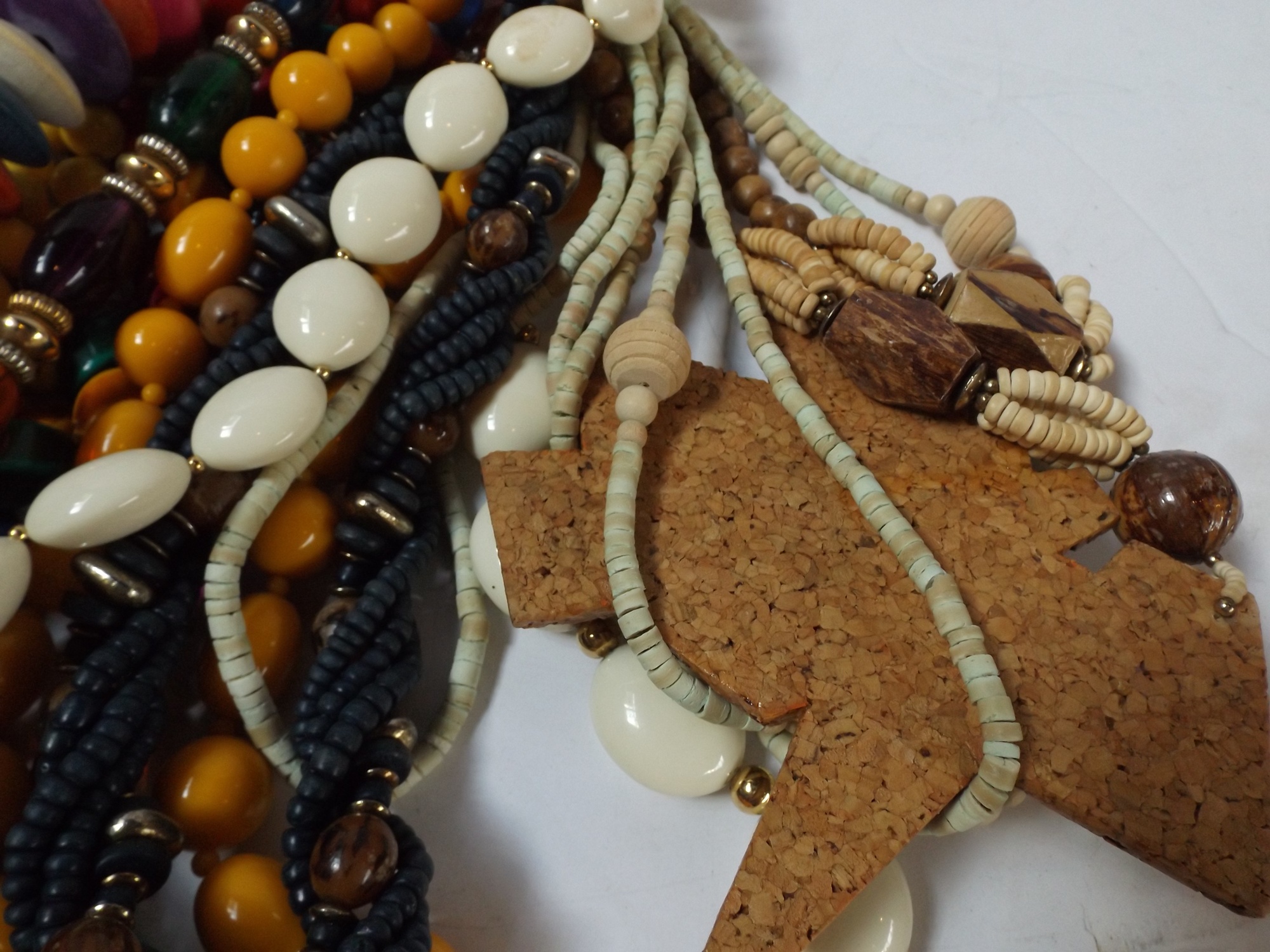 Collection of Mod Beaded Necklaces