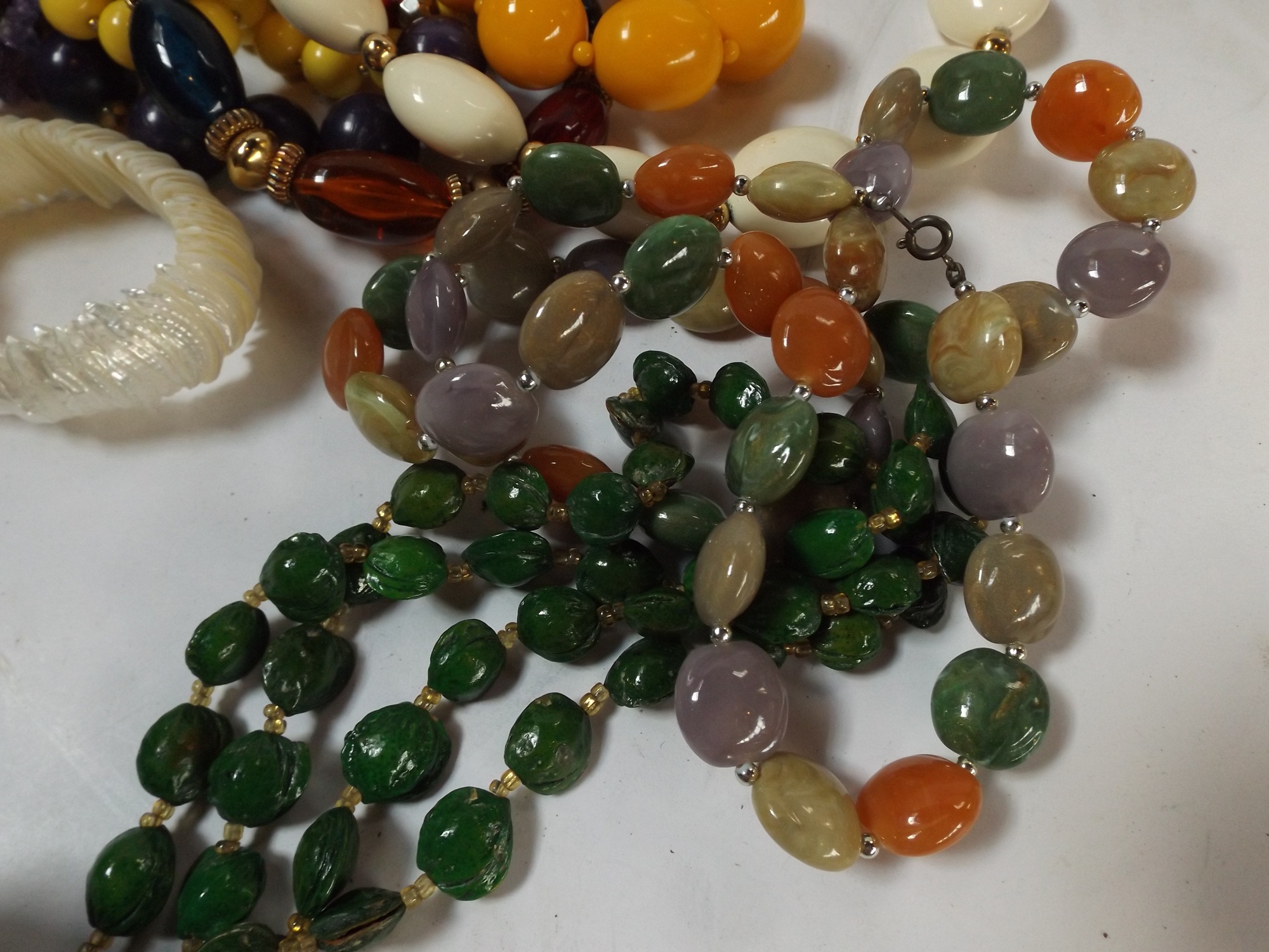 Collection of Mod Beaded Necklaces