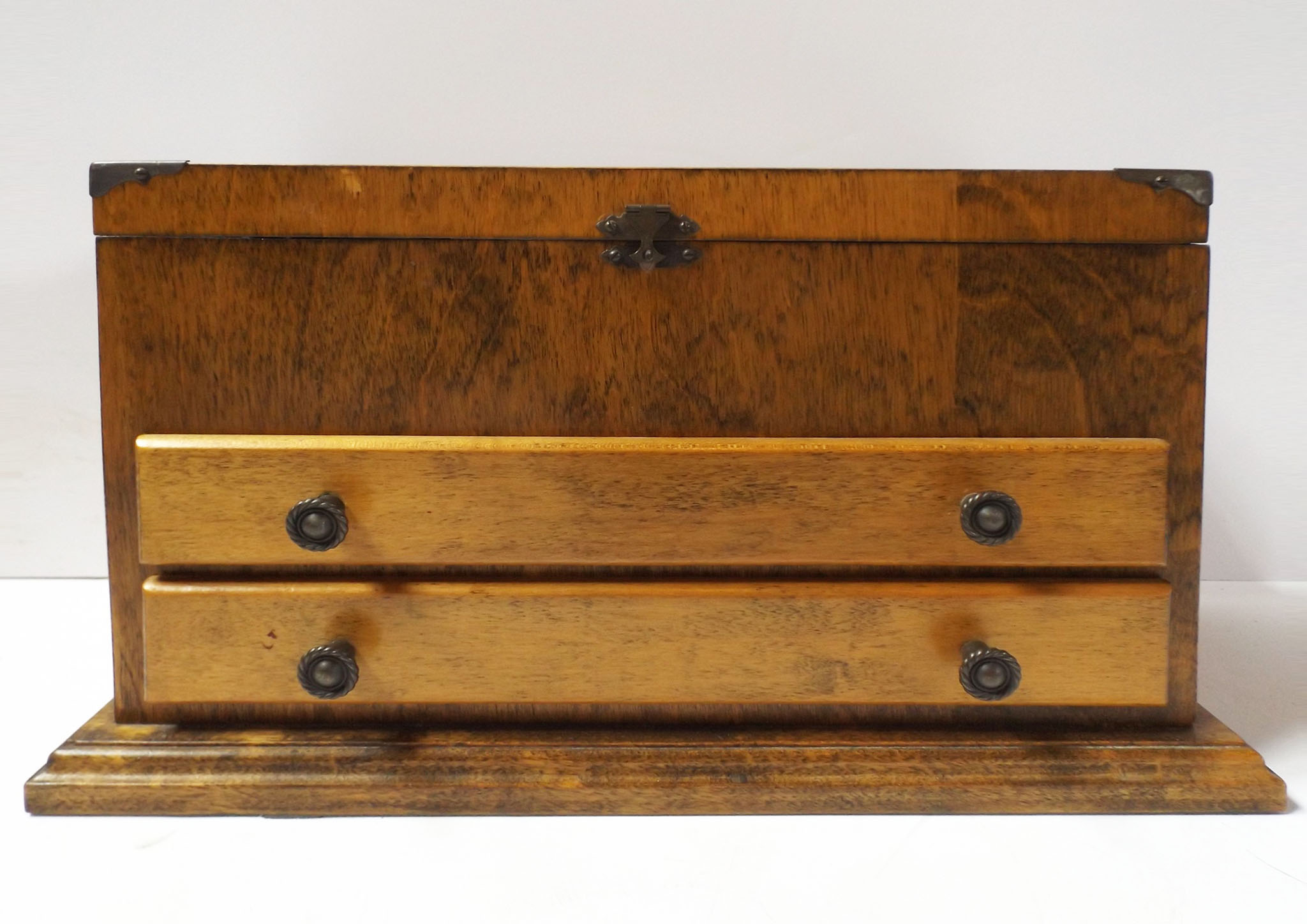 Vintage Wooden Jewelry Box