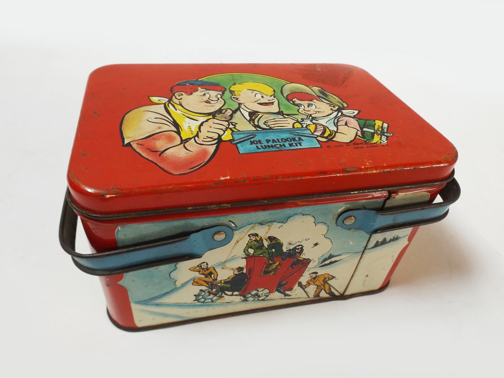Vintage Joe Palooka Lunchbox, Circa 1948