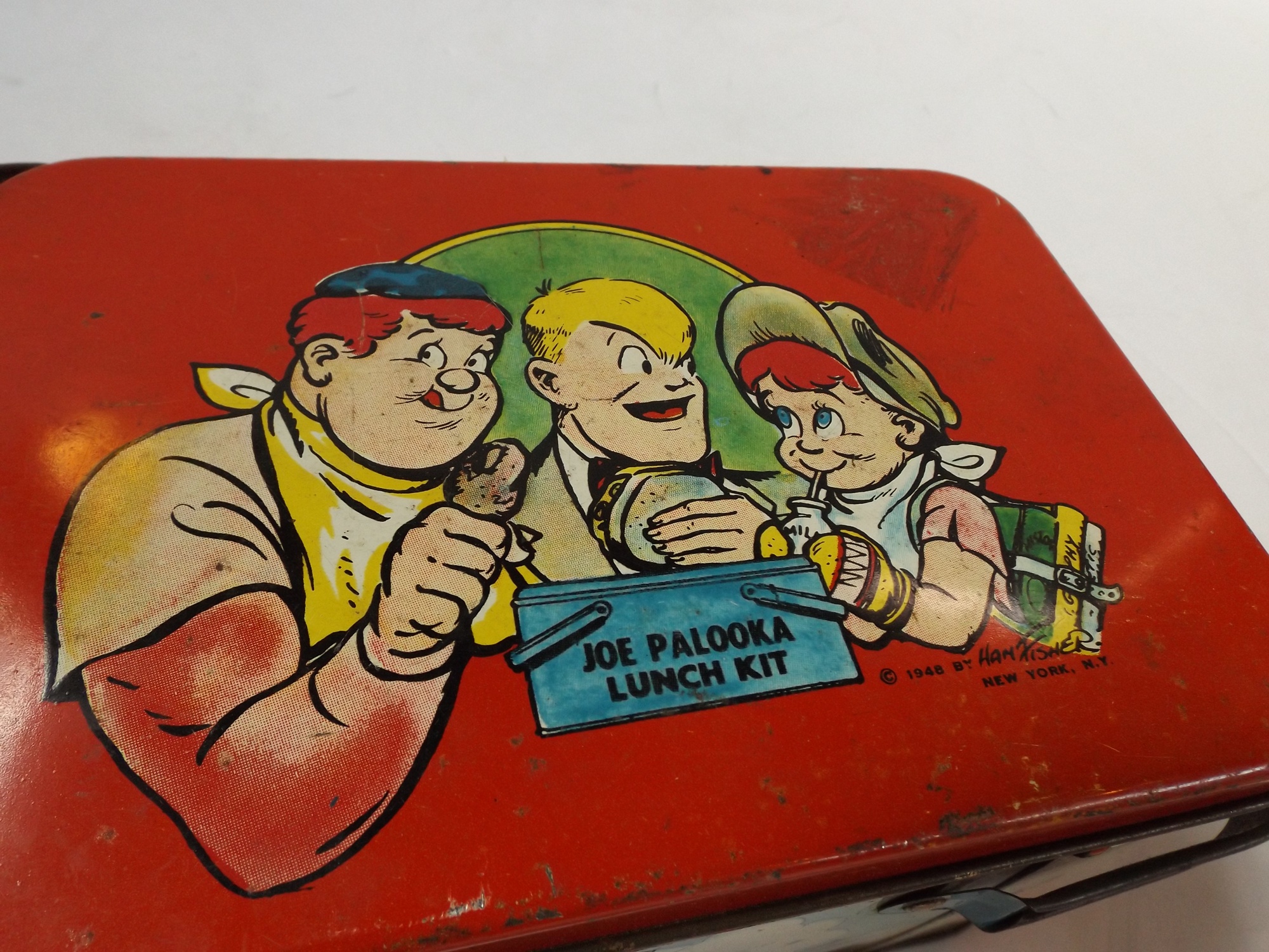 Vintage Joe Palooka Lunchbox, Circa 1948