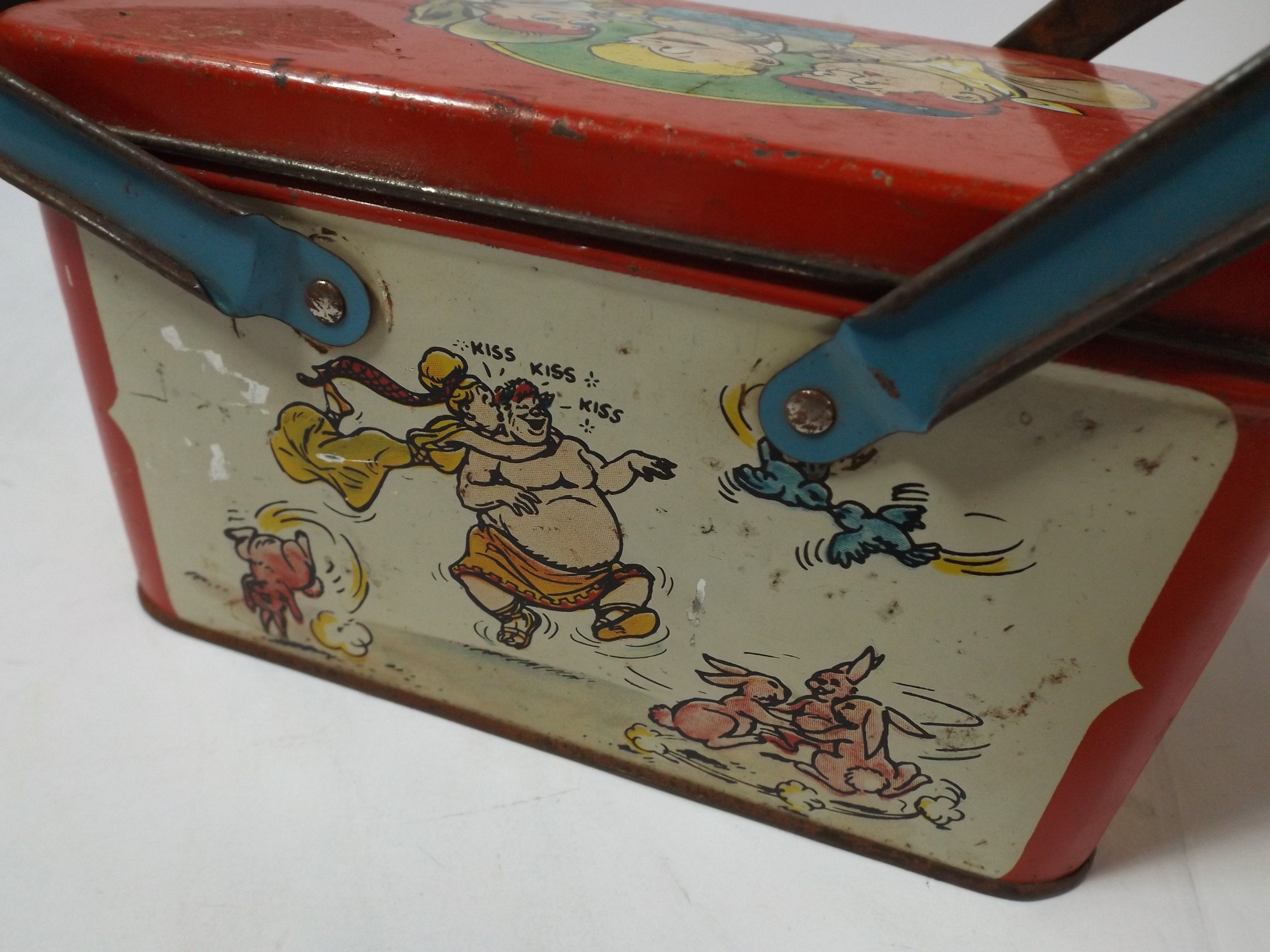Vintage Joe Palooka Lunchbox, Circa 1948