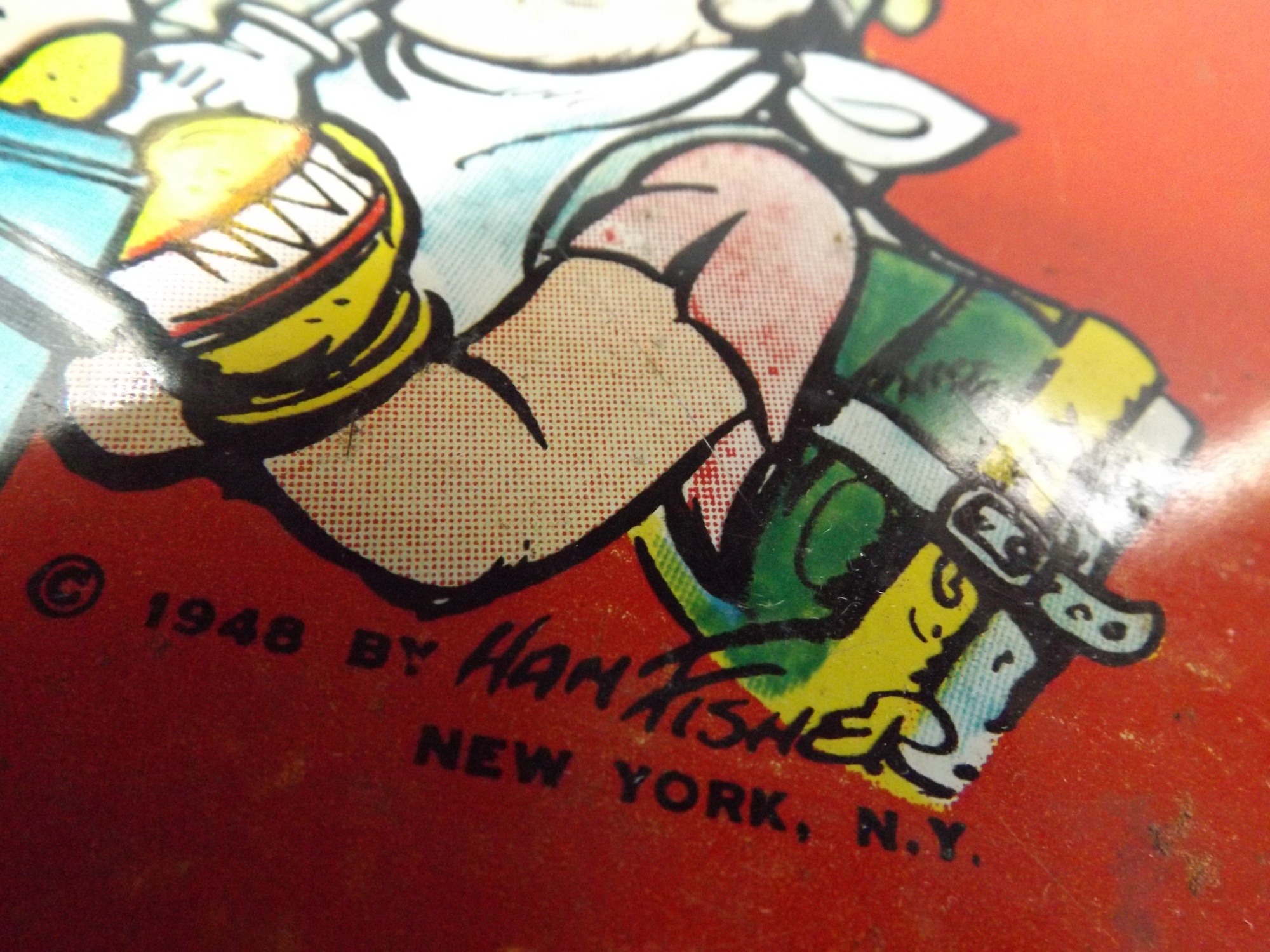 Vintage Joe Palooka Lunchbox, Circa 1948