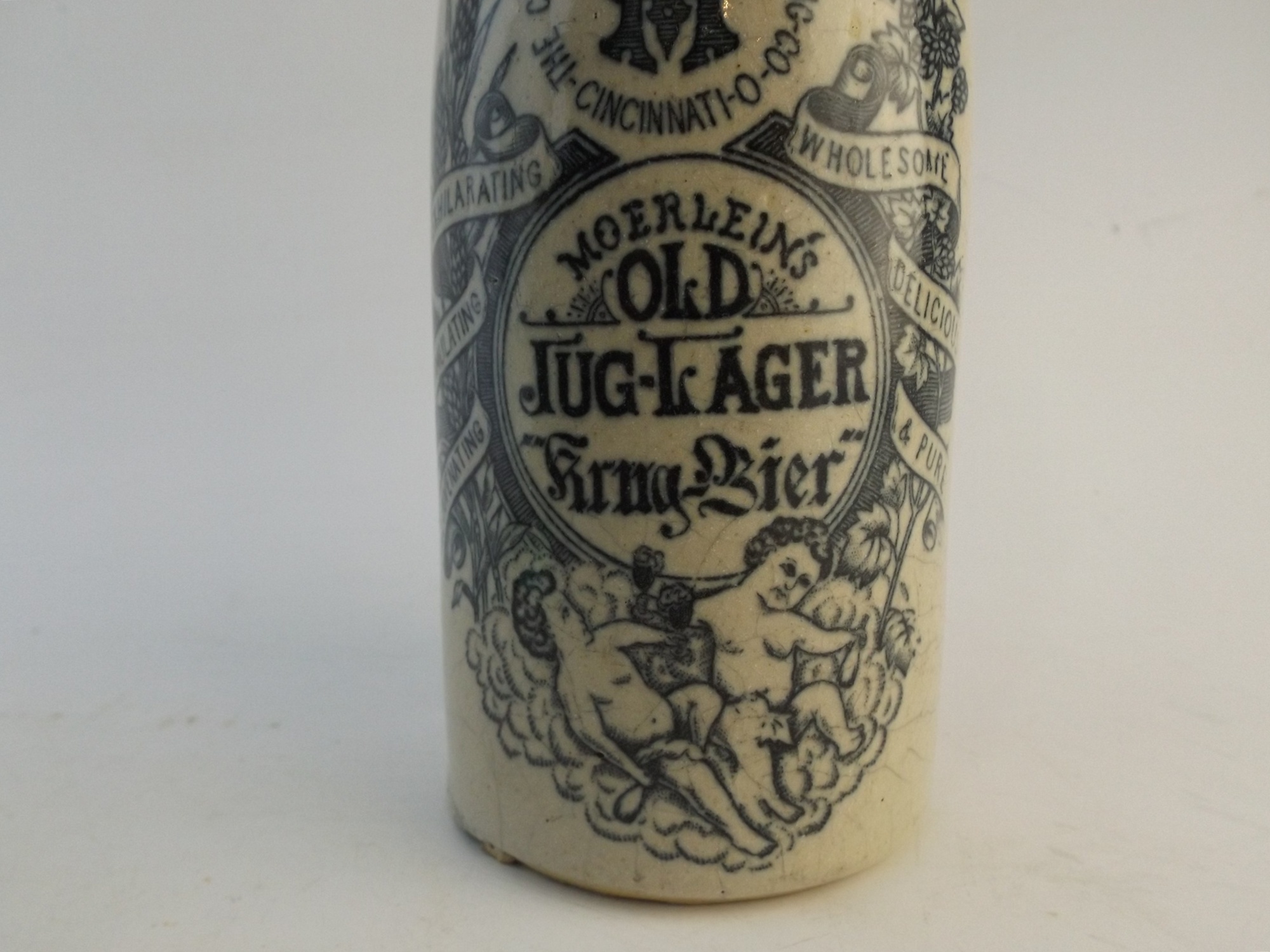 Moerleins' Jug Lager Ceramic Bottle
