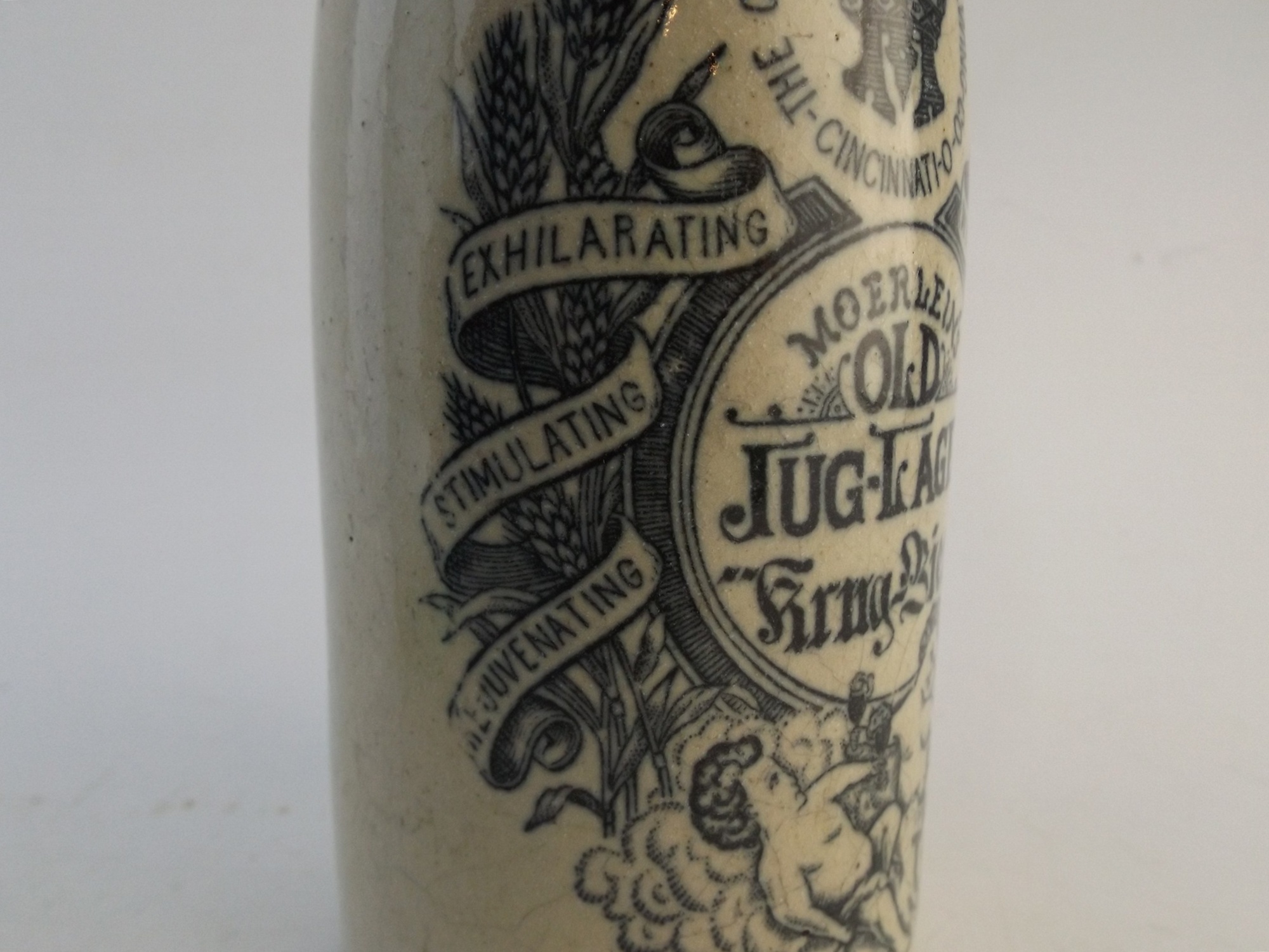Moerleins' Jug Lager Ceramic Bottle