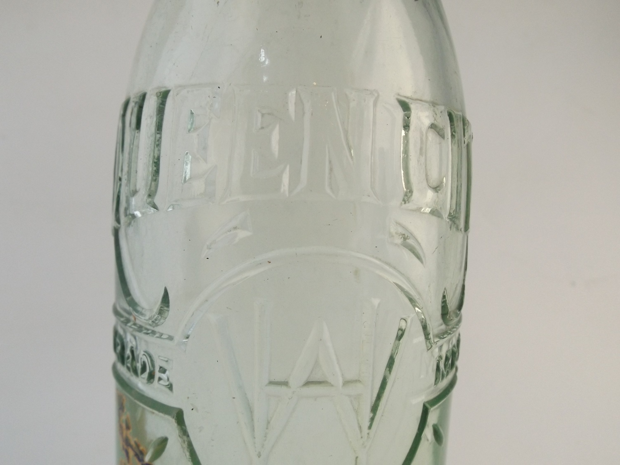Vintage Queen City Bottling Works Bottle 