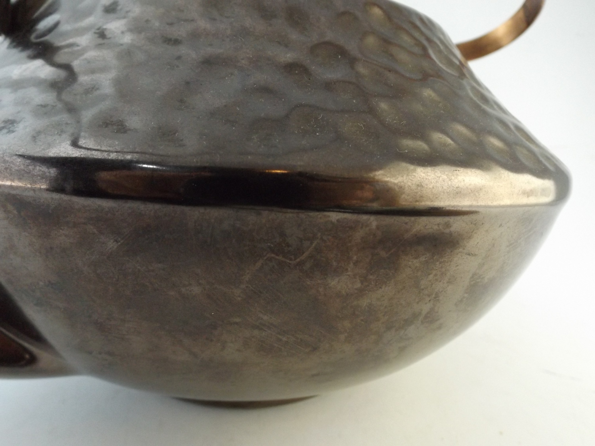 McCoy Pottery Copper-Glazed Teapot