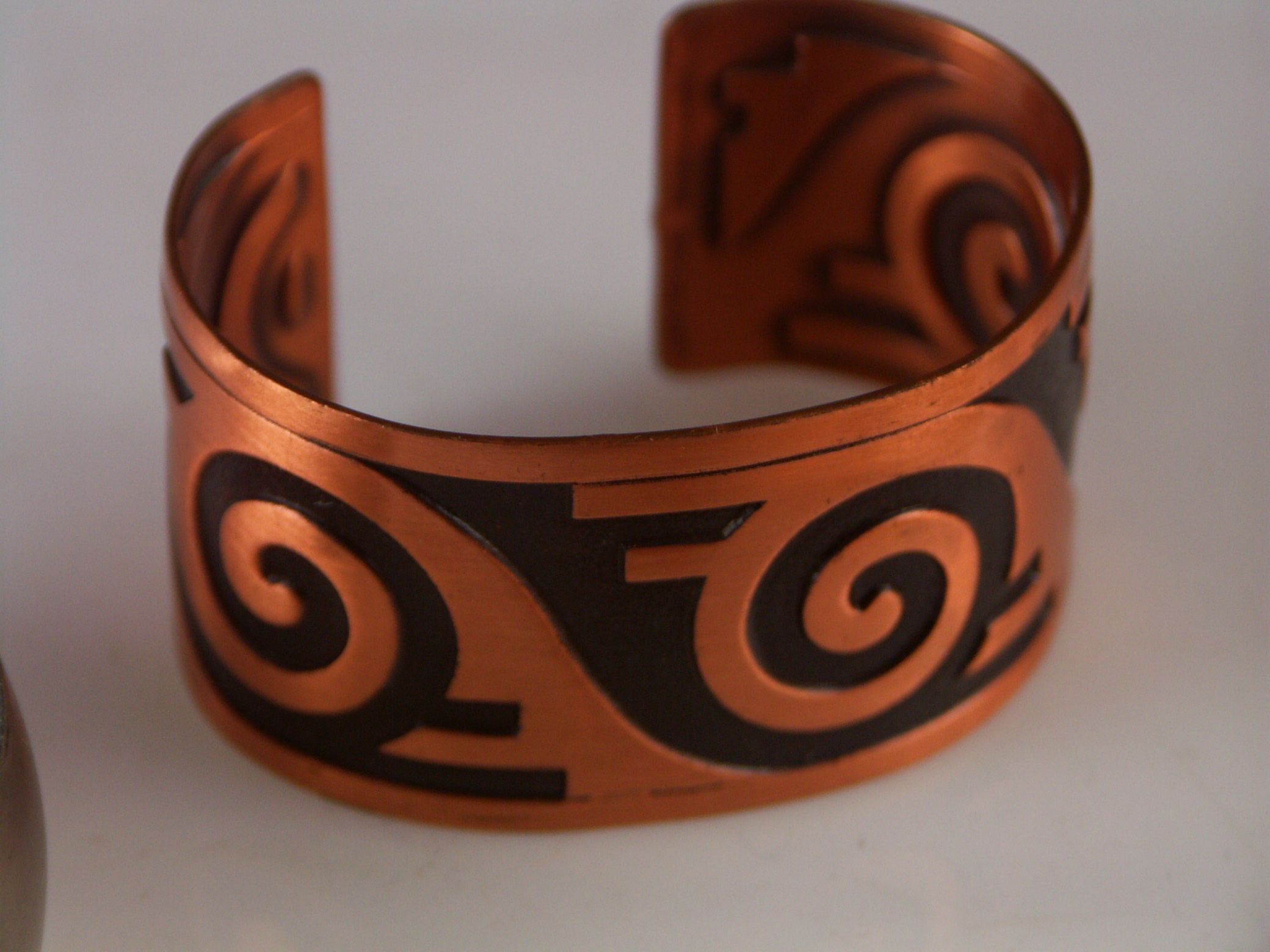 Copper and Pewter Jewelry Lot