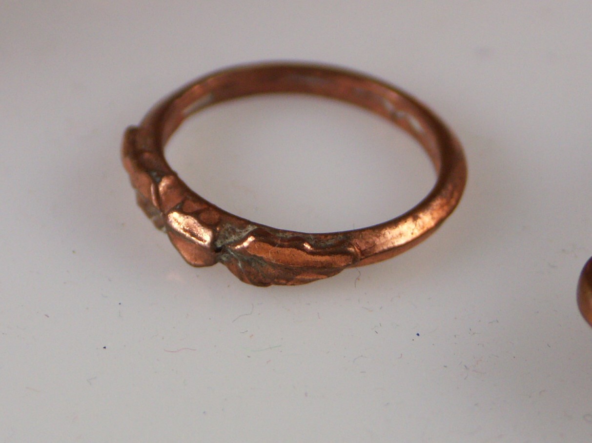 Copper and Pewter Jewelry Lot