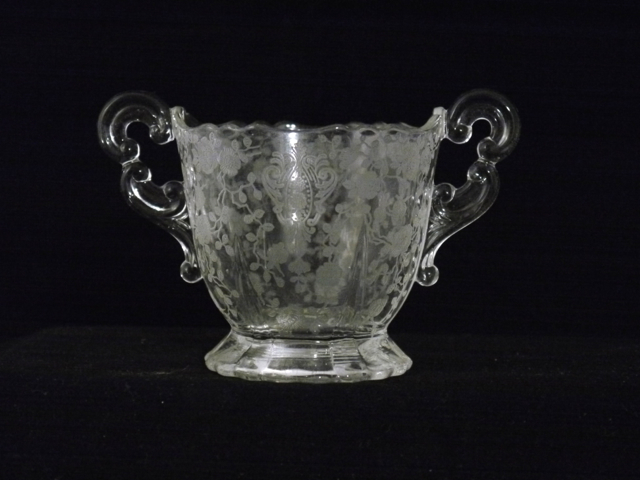 Vintage Cambridge "Rose Point" Etched Glass Dinnerware Set