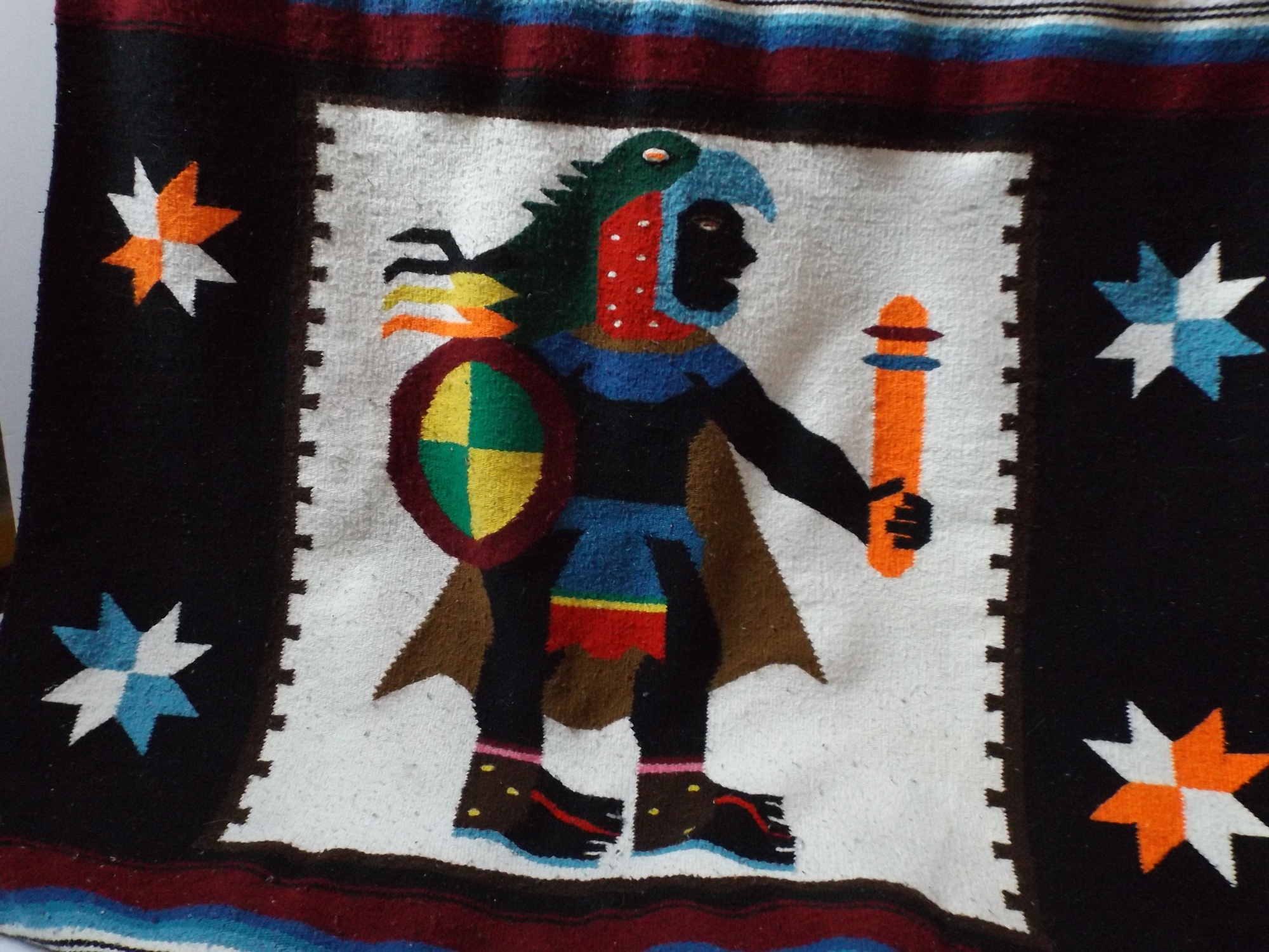 Hand Knit Afghan and Mexican Blanket