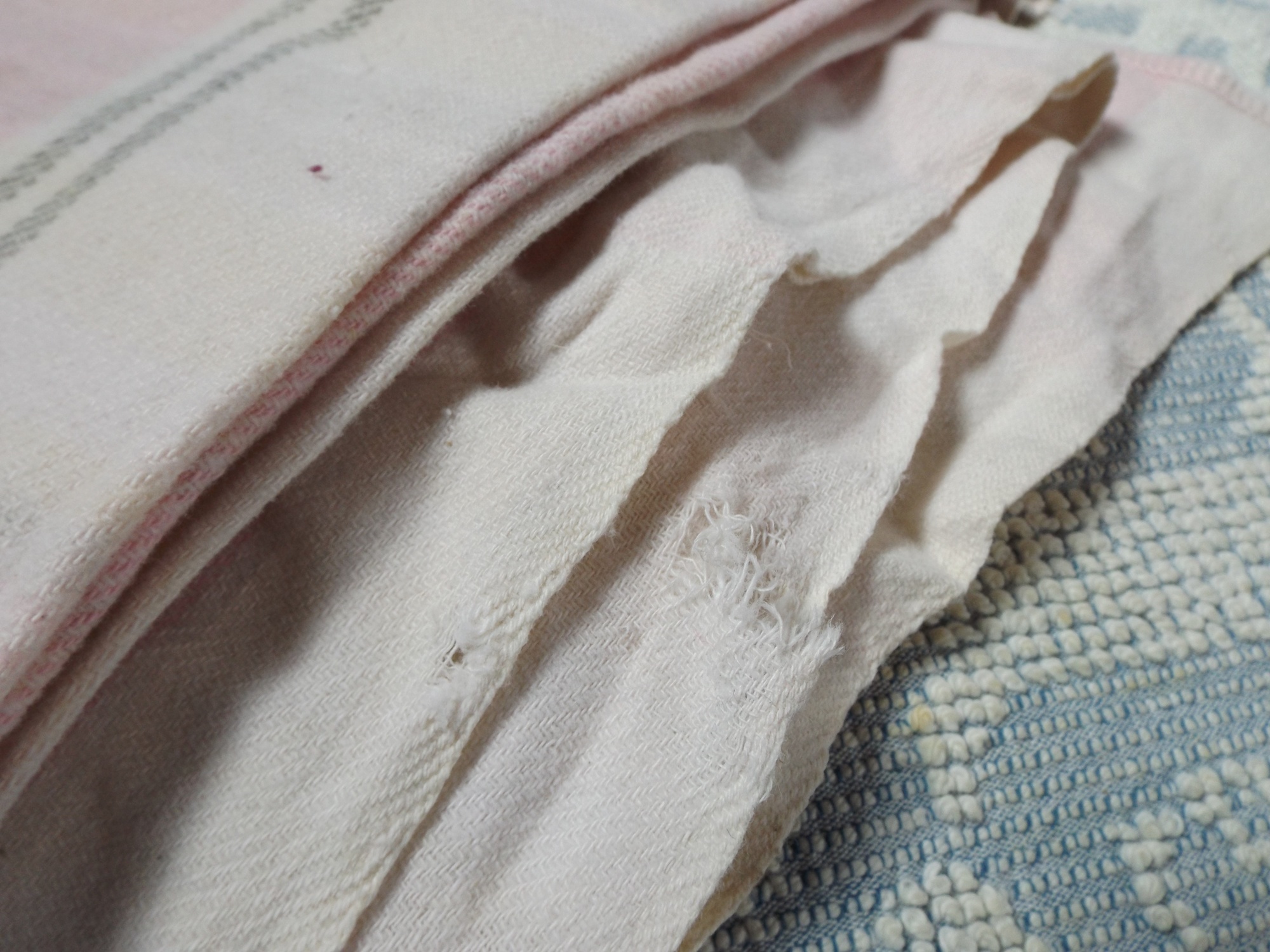 Vintage Chenille Bedspreads and Flannel Blanket