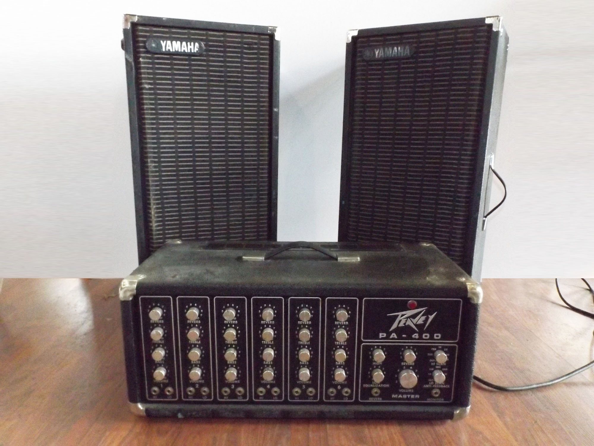 Yamaha Speakers and Peavey Power Module