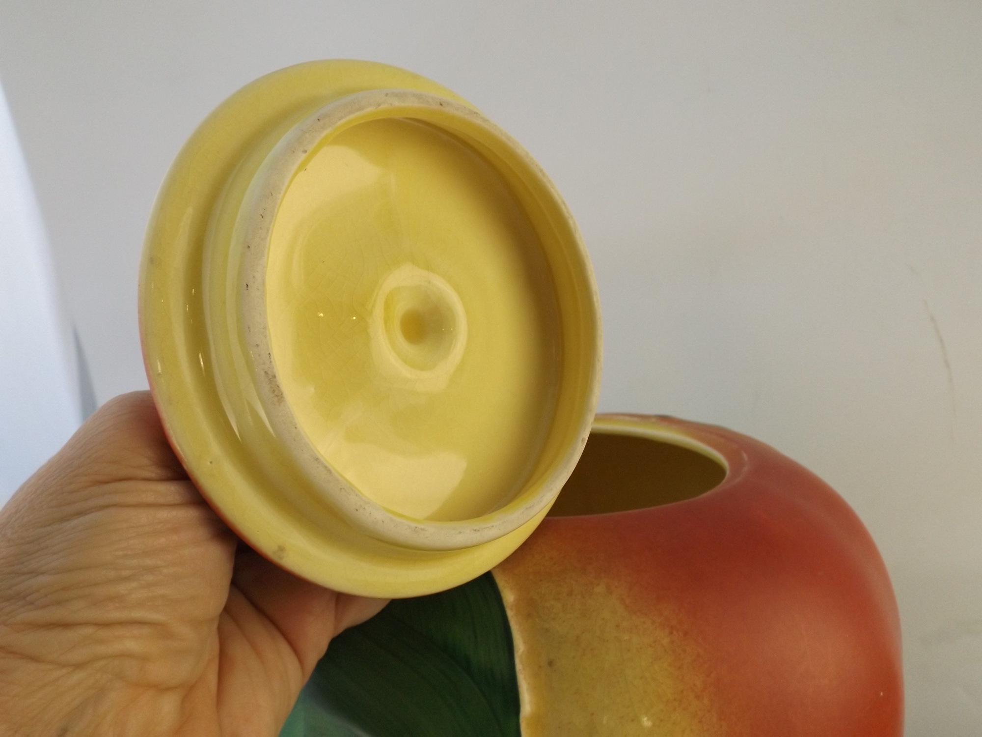 Vintage Hull Pottery Apple Kitchen Set