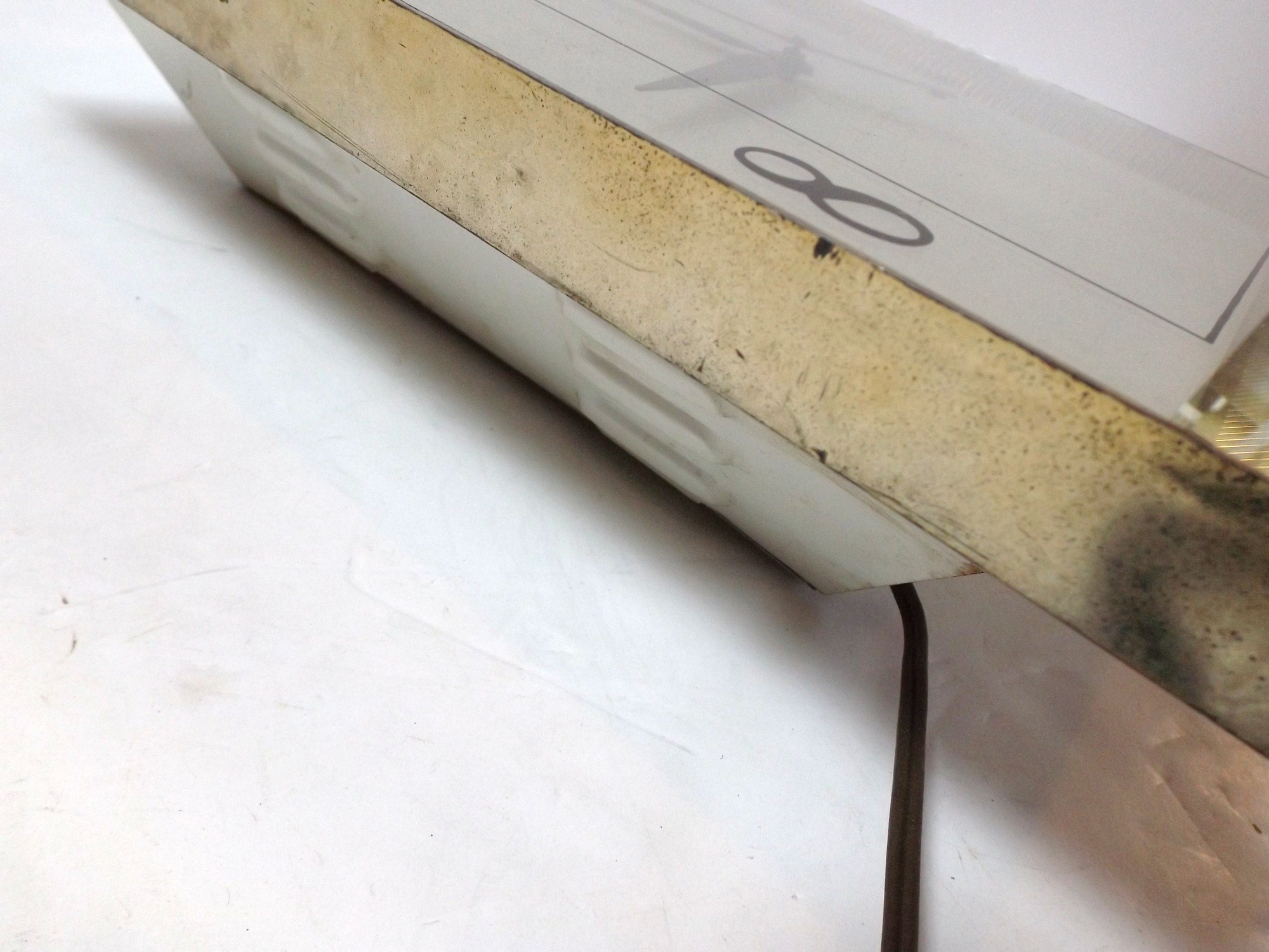 Mid Century Lighted Electric Wall Clock