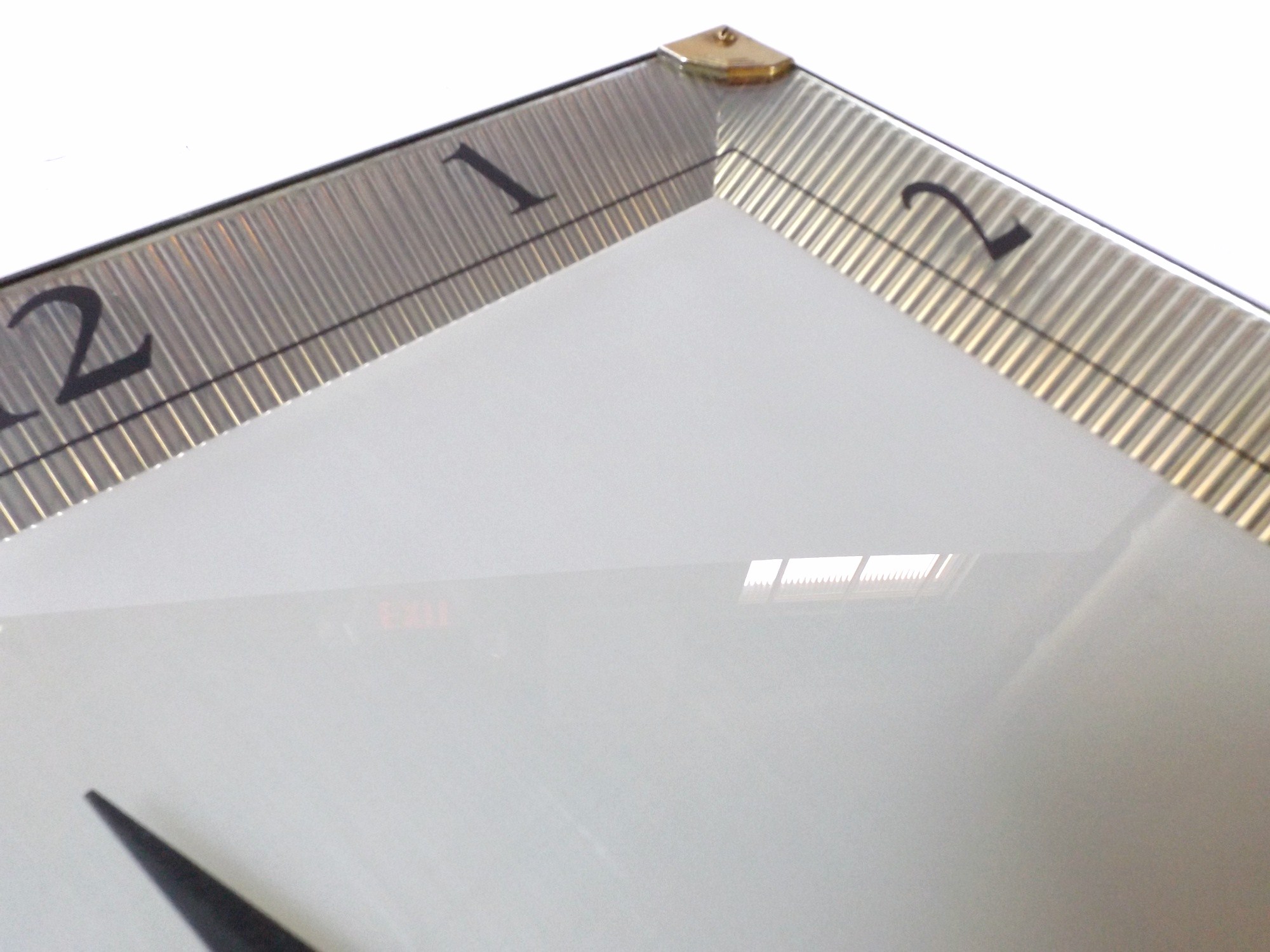 Mid Century Lighted Electric Wall Clock