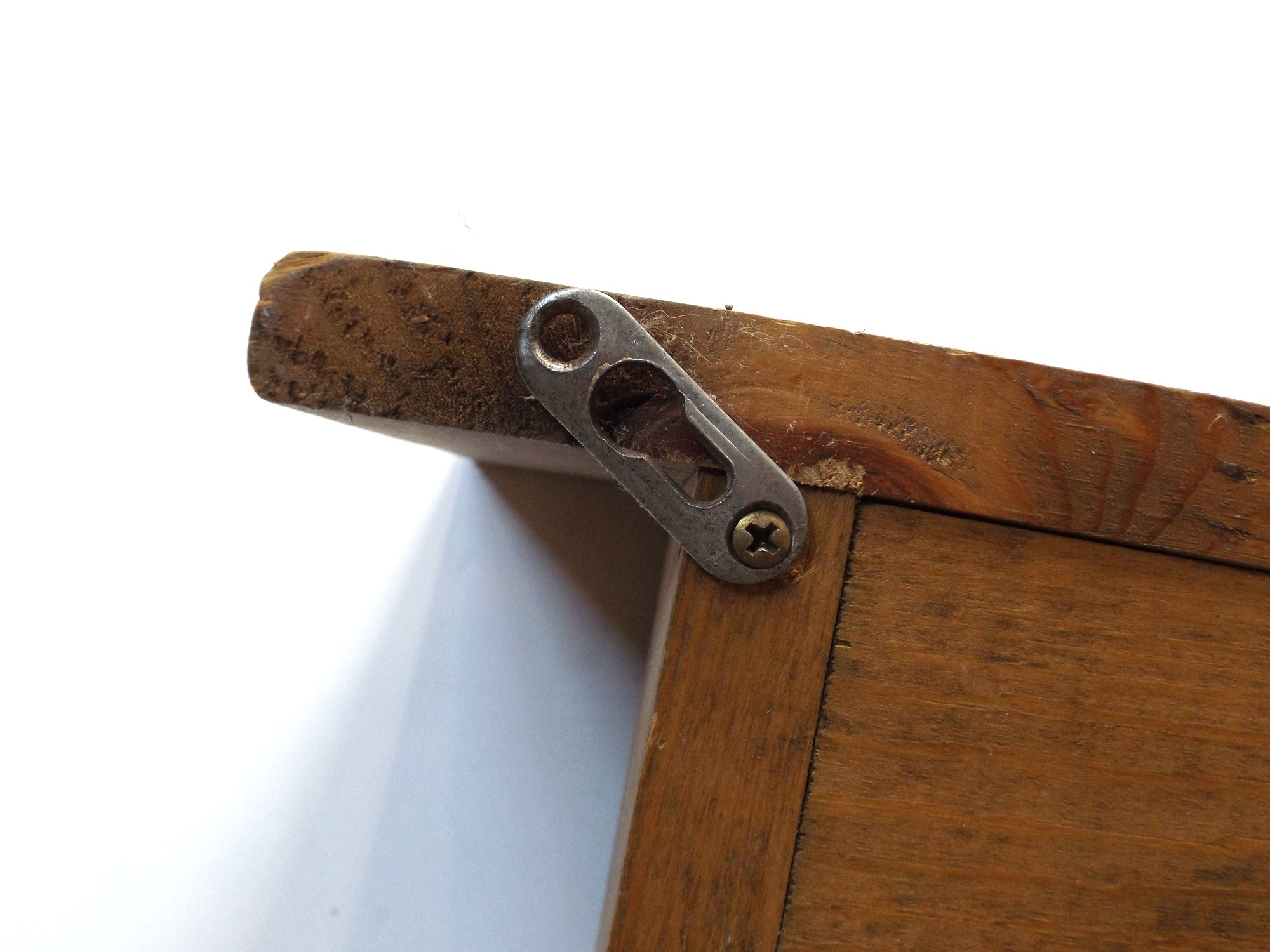 Primitive Carved Pine Shelf