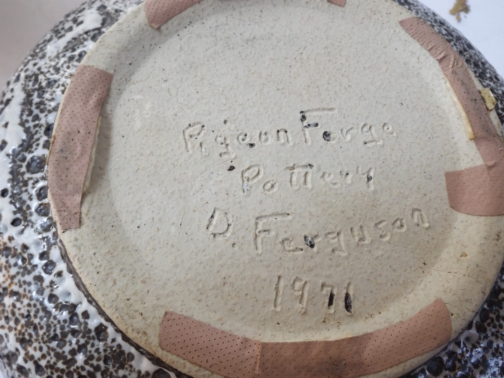 Pigeon Forge Pottery Bowl, Signed