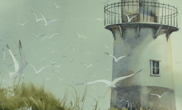 Original Keith Spears Jr. Watercolor On Paper Painting