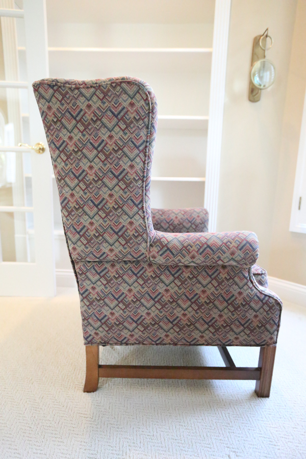 Chippendale Style Wingback Chair