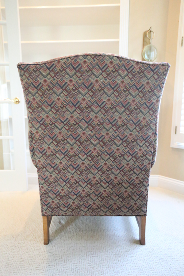 Chippendale Style Wingback Chair