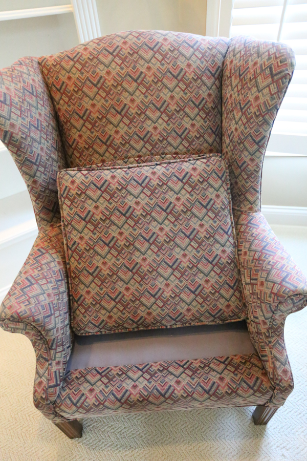 Chippendale Style Wingback Chair