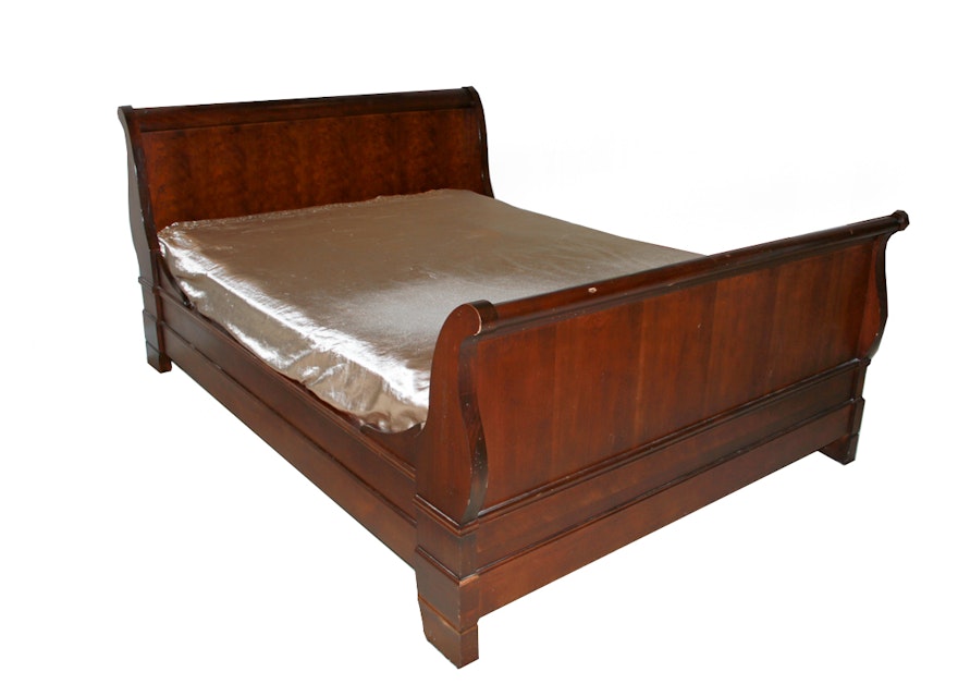 Solid Cherry Queen Size Sleigh Bed by Mt. Airy Furniture Company
