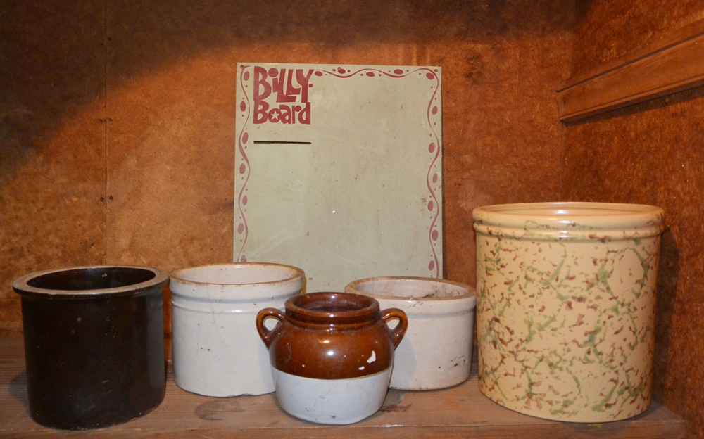 Lot of 9 Mid Sized Crocks