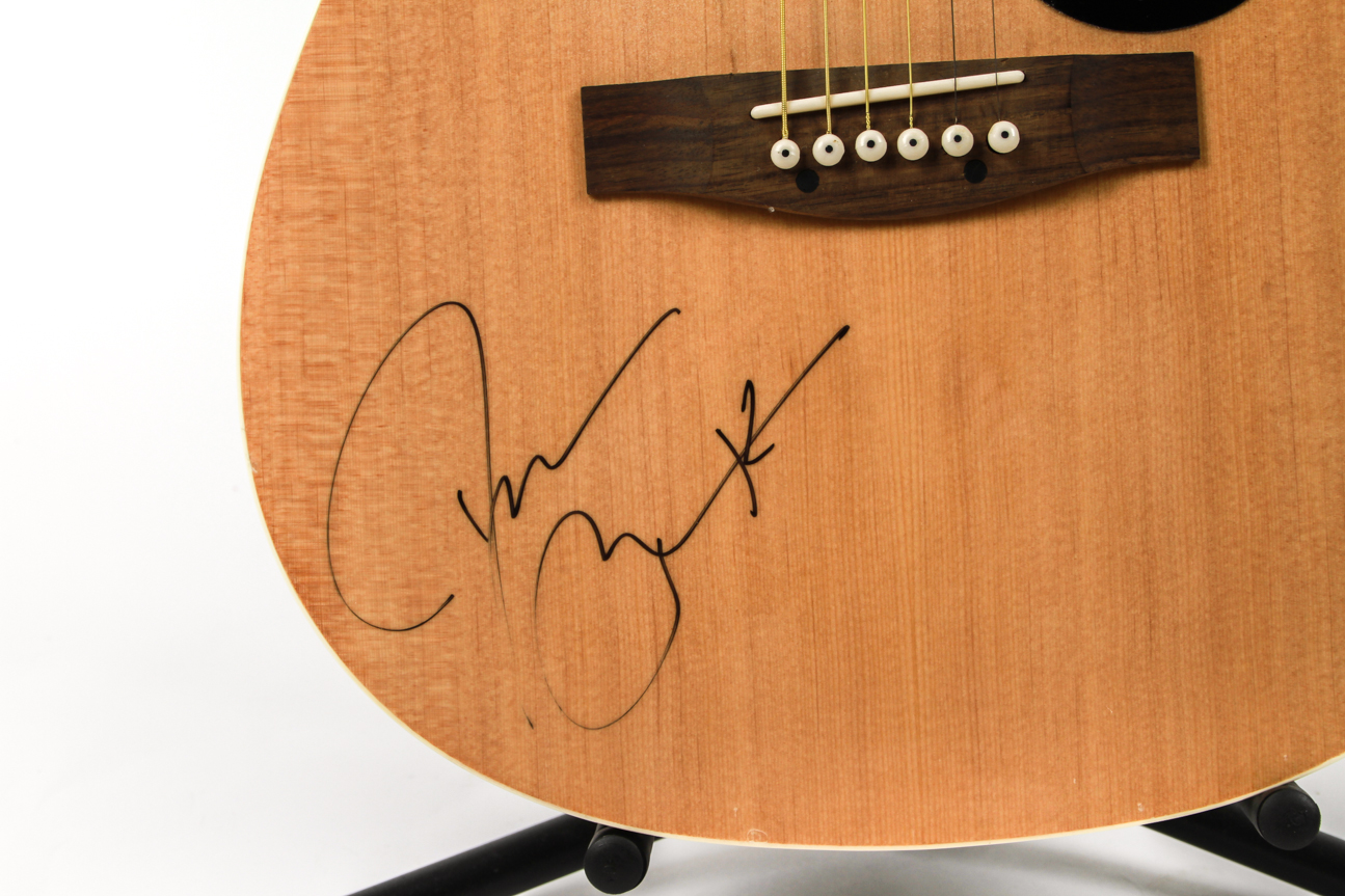 Darius Rucker Autographed Acoustic Guitar