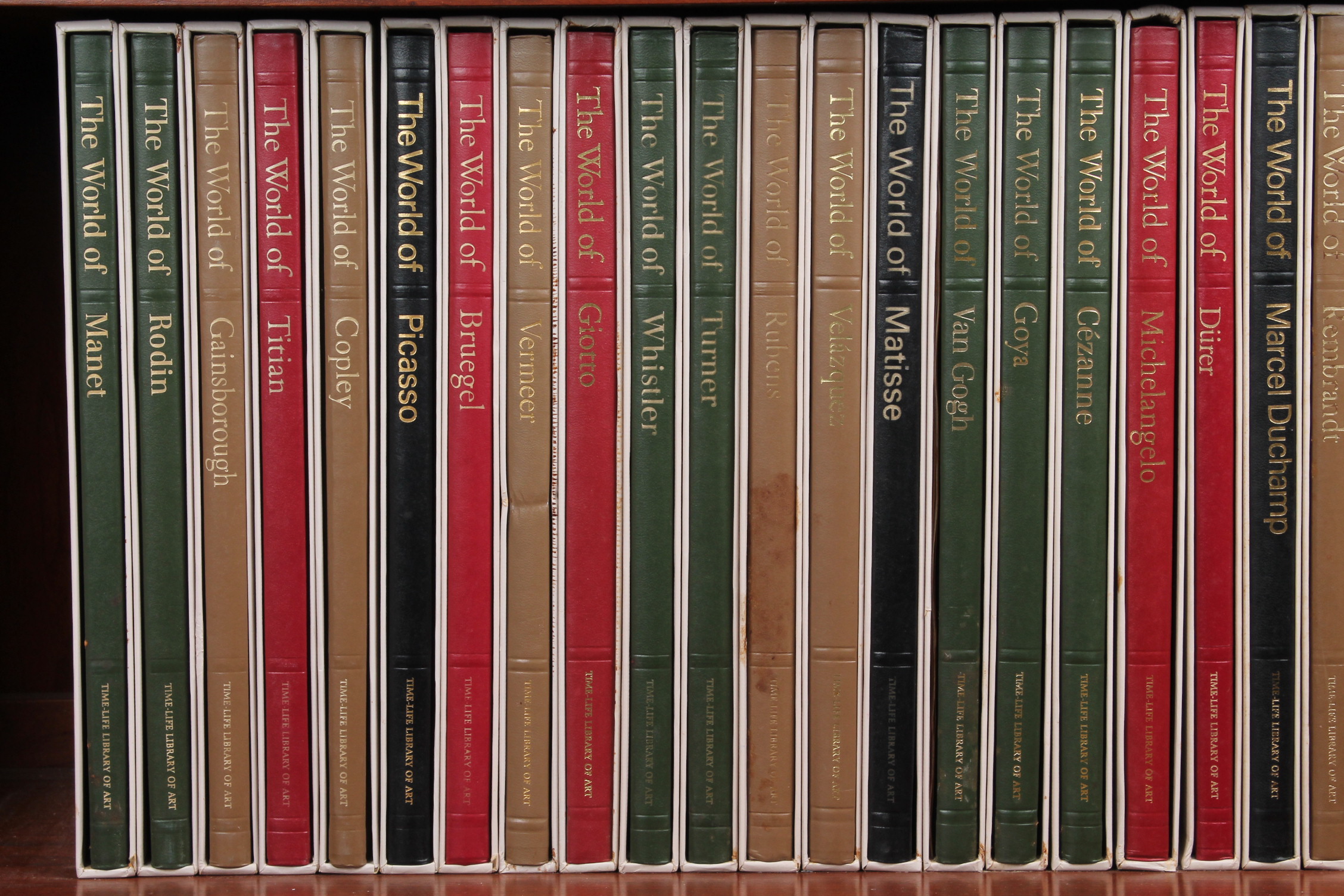Complete 28-Volume Set of Time-Life Library of Art Series