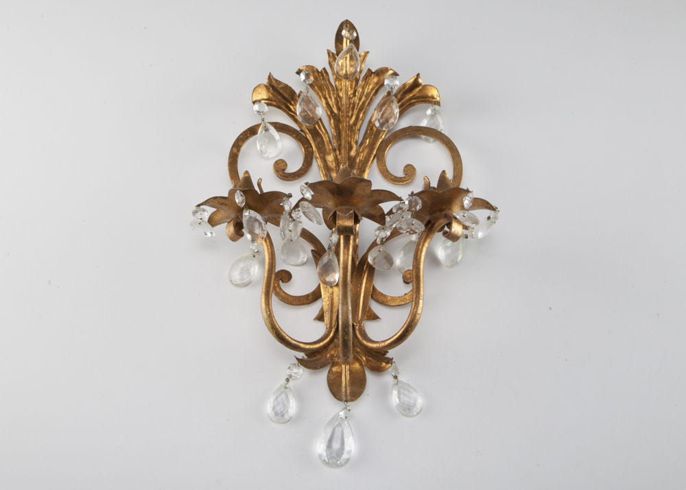 French Provincial Style Candle Wall Sconce