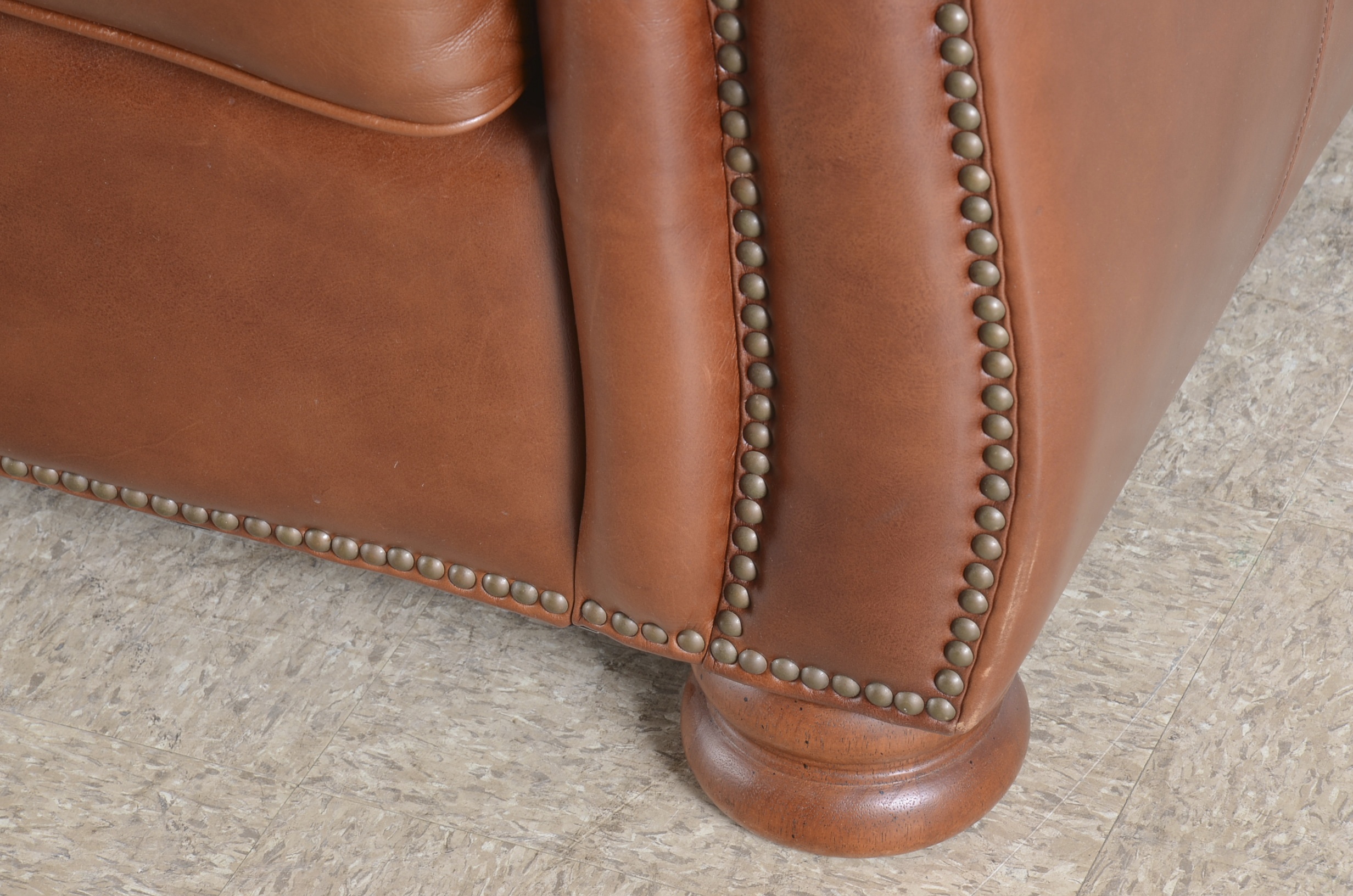 Thomasville Furniture Leather Sofa