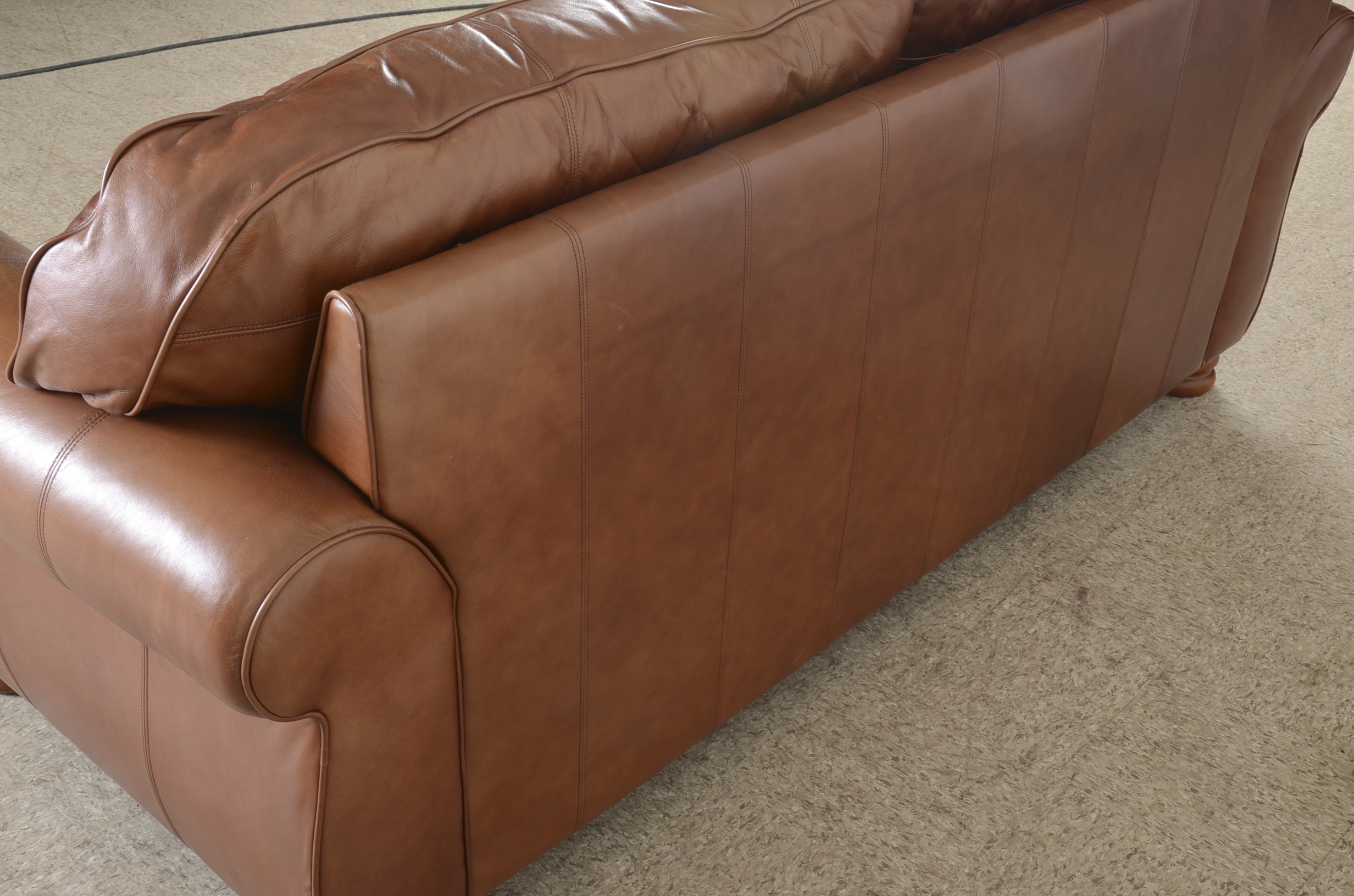 Thomasville Furniture Leather Sofa
