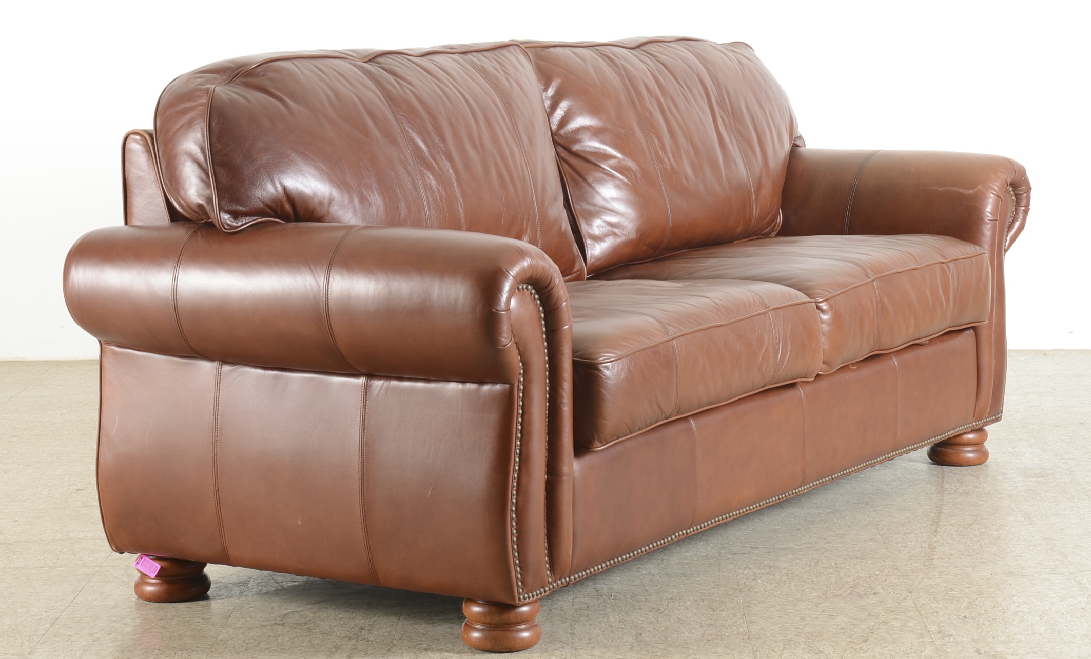 Thomasville Furniture Leather Sofa