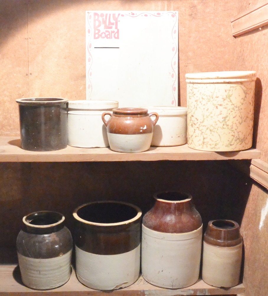 Lot of 9 Mid Sized Crocks