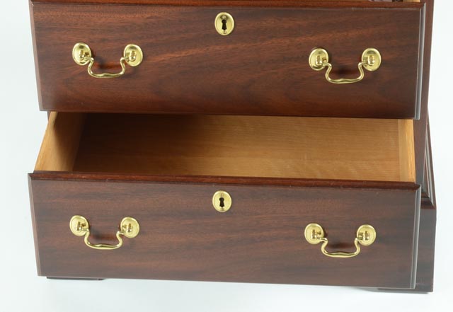 Virginia Galleries Furniture by Henkel-Harris Mahogany Dresser