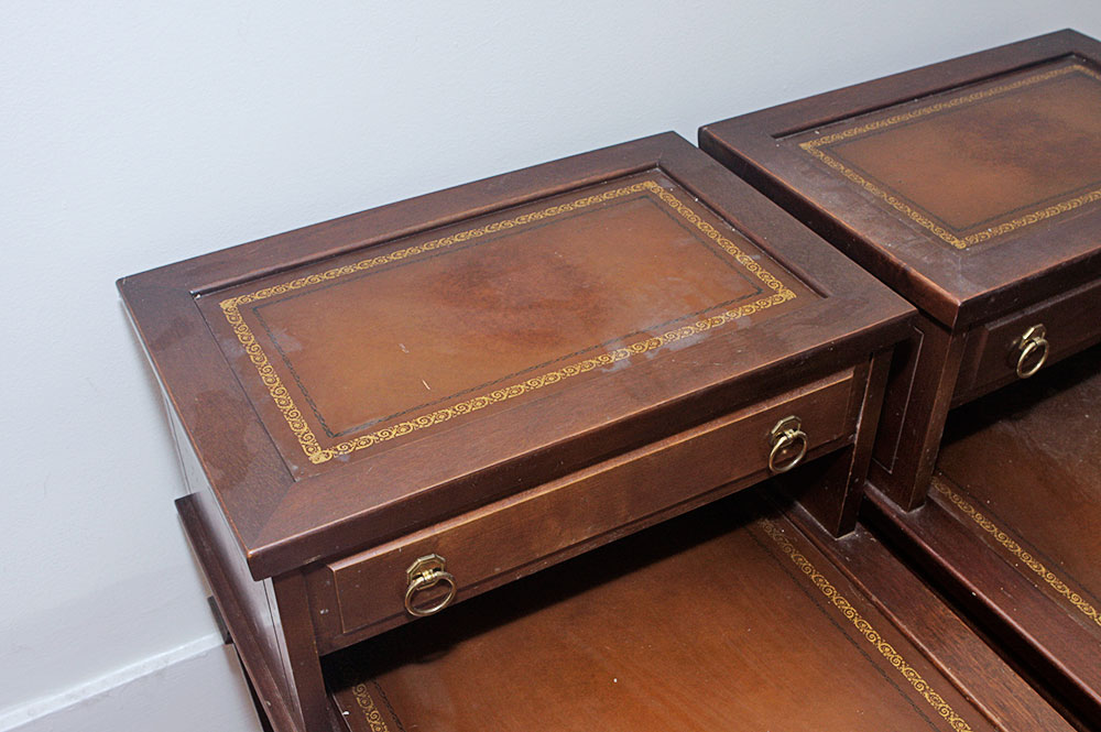 Set of Three Mersman Federal Revival Style Coffee and Side Tables