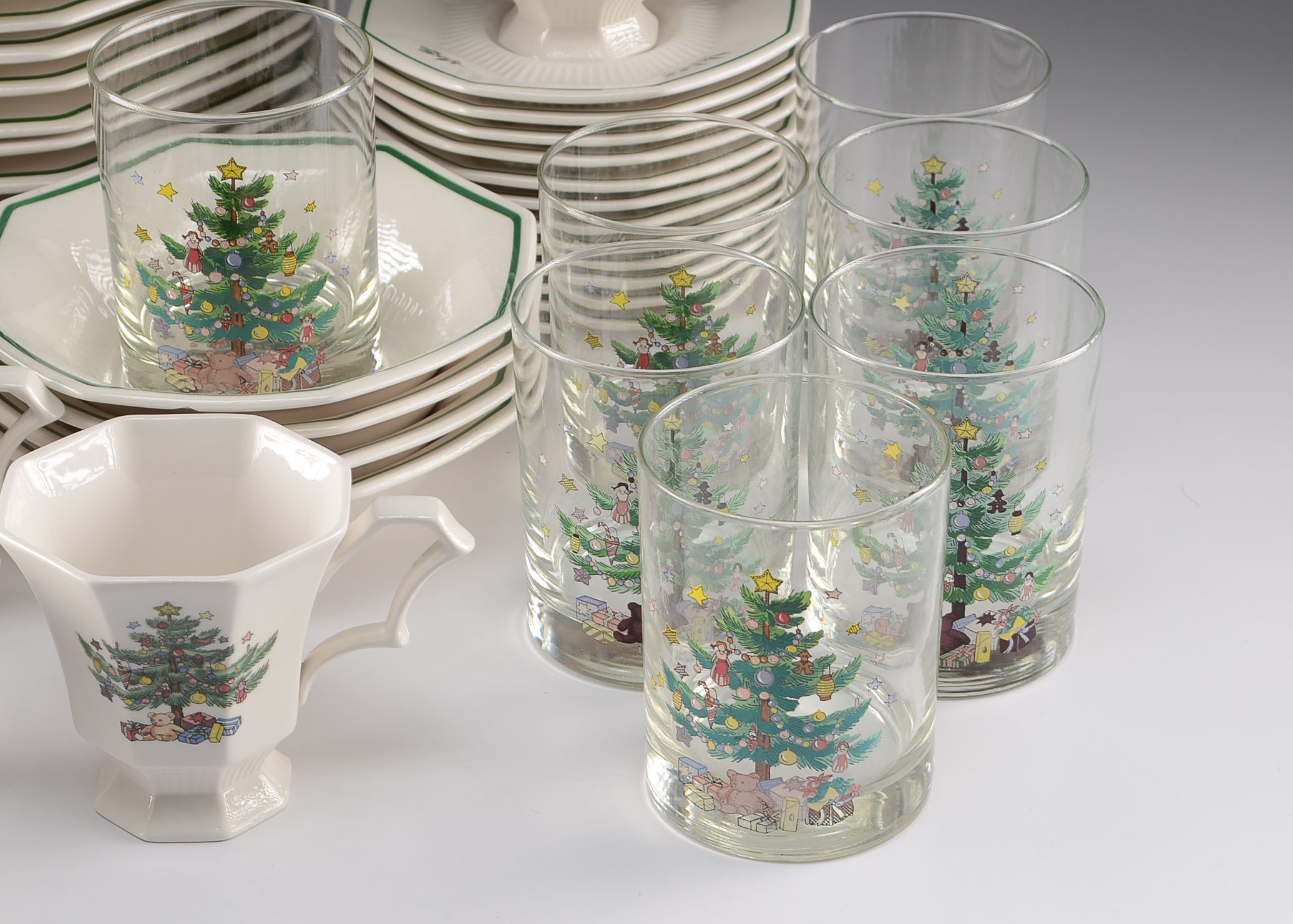 Nikko Christmastime Dinnerware Lot