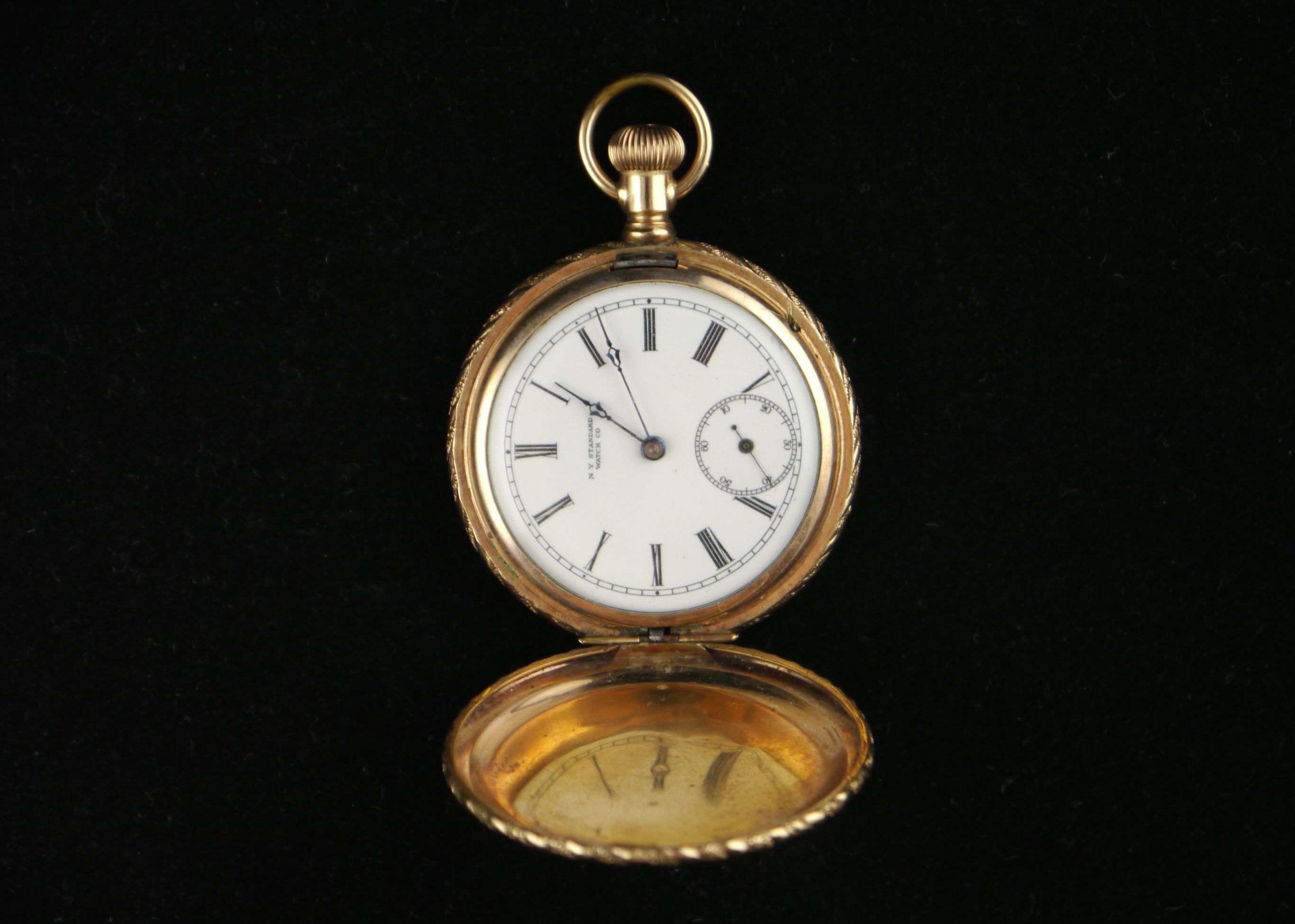 New York Standard Watch Company Gold Filled Pocket Watch