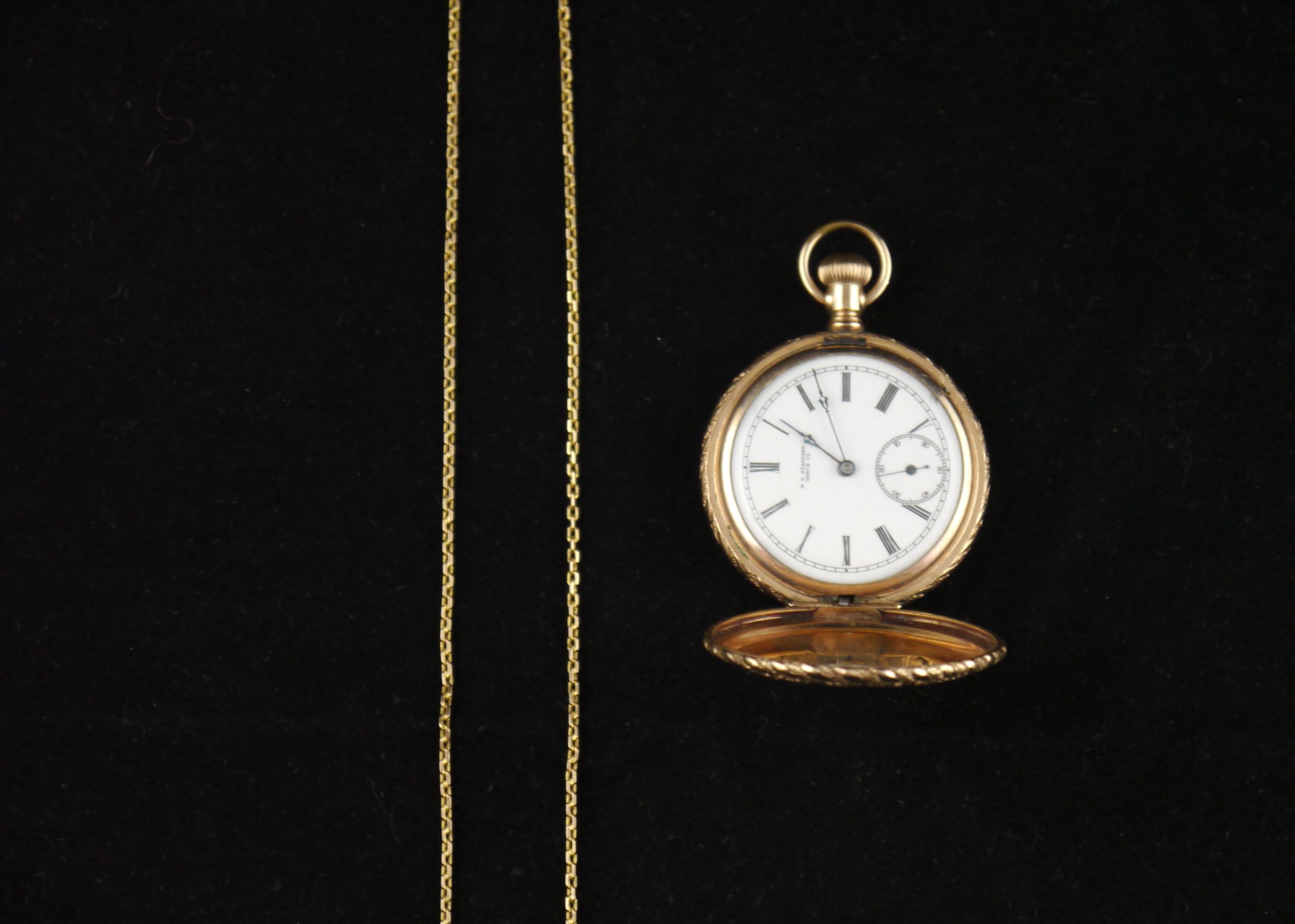 New York Standard Watch Company Gold Filled Pocket Watch