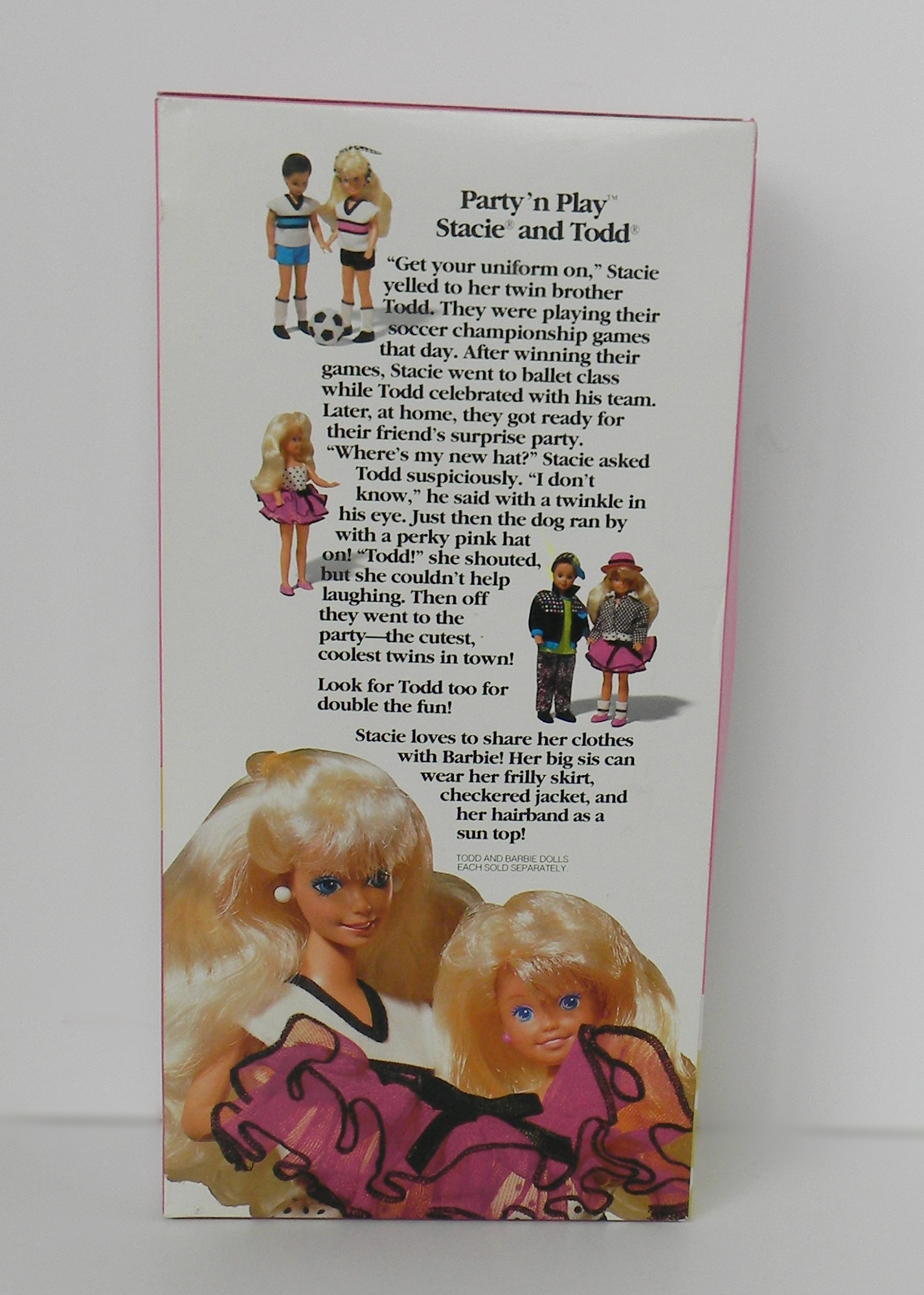 1992 Party 'n Play Stacie and Todd Dolls