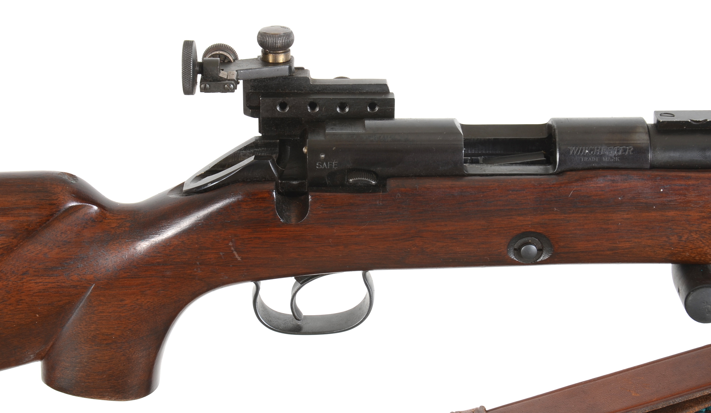 A Winchester Model 52 .22 Caliber Rifle with J. Unertl Scope