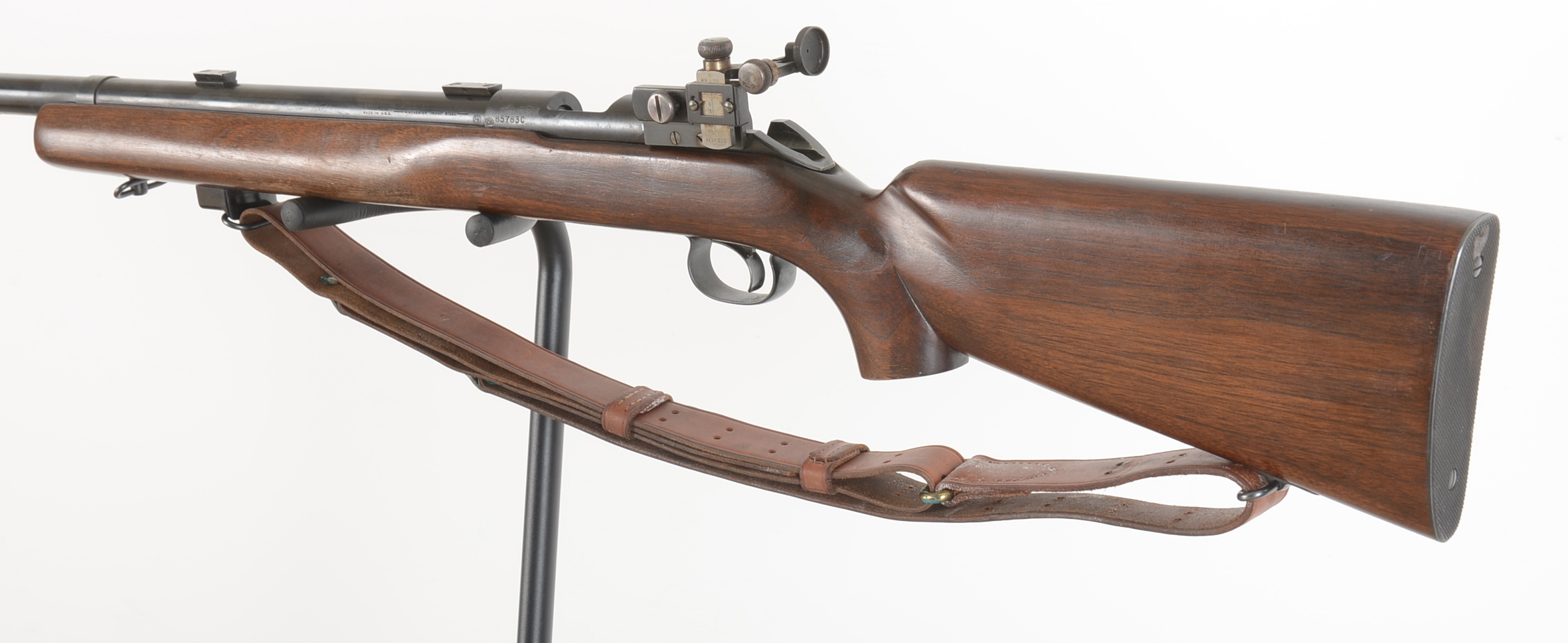 A Winchester Model 52 .22 Caliber Rifle with J. Unertl Scope