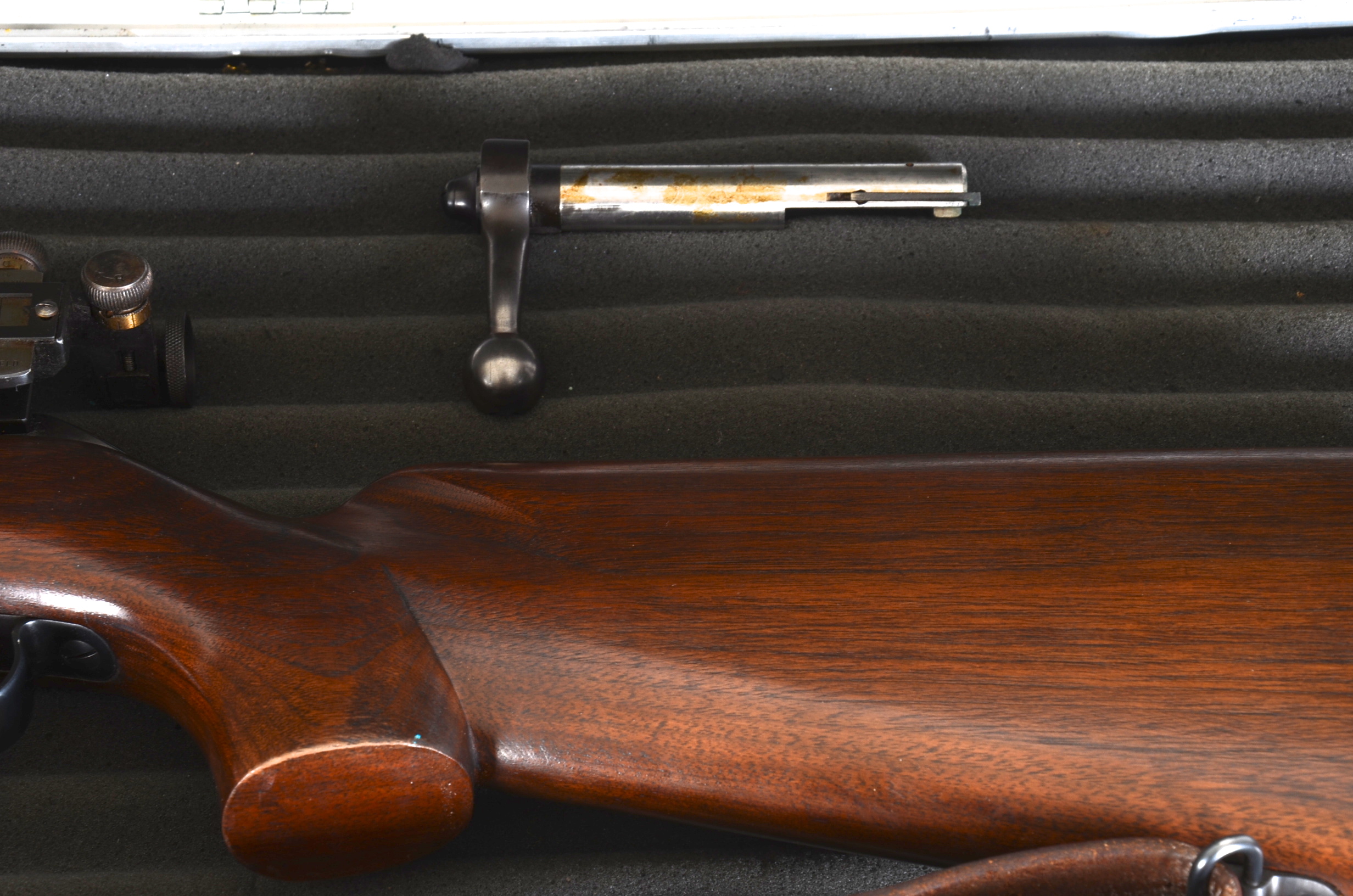A Winchester Model 52 .22 Caliber Rifle with J. Unertl Scope