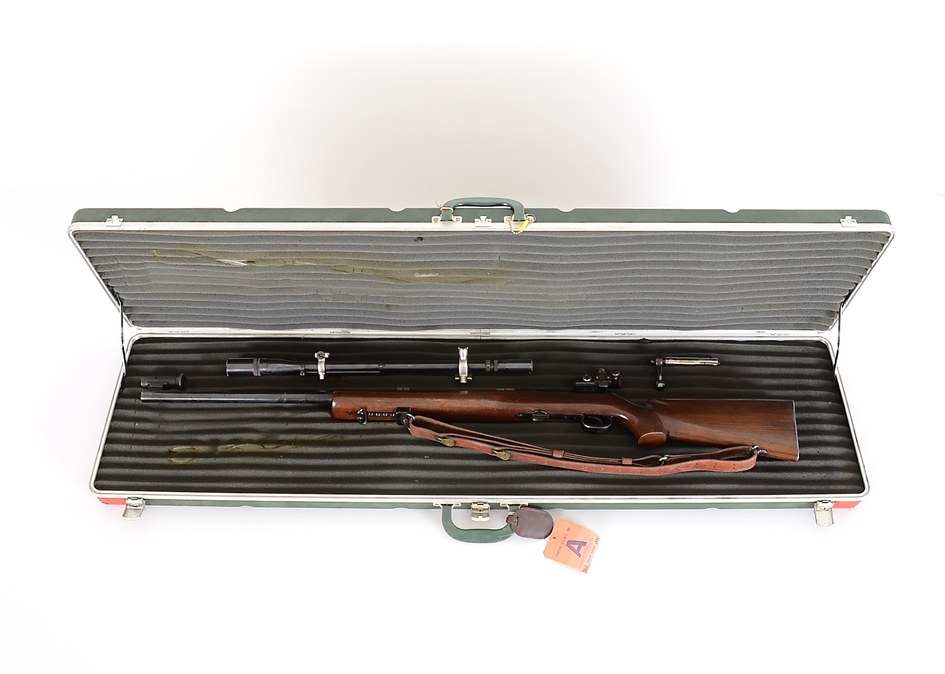 A Winchester Model 52 .22 Caliber Rifle with J. Unertl Scope