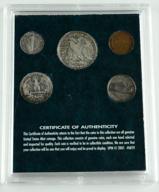 A World War II Coin Set