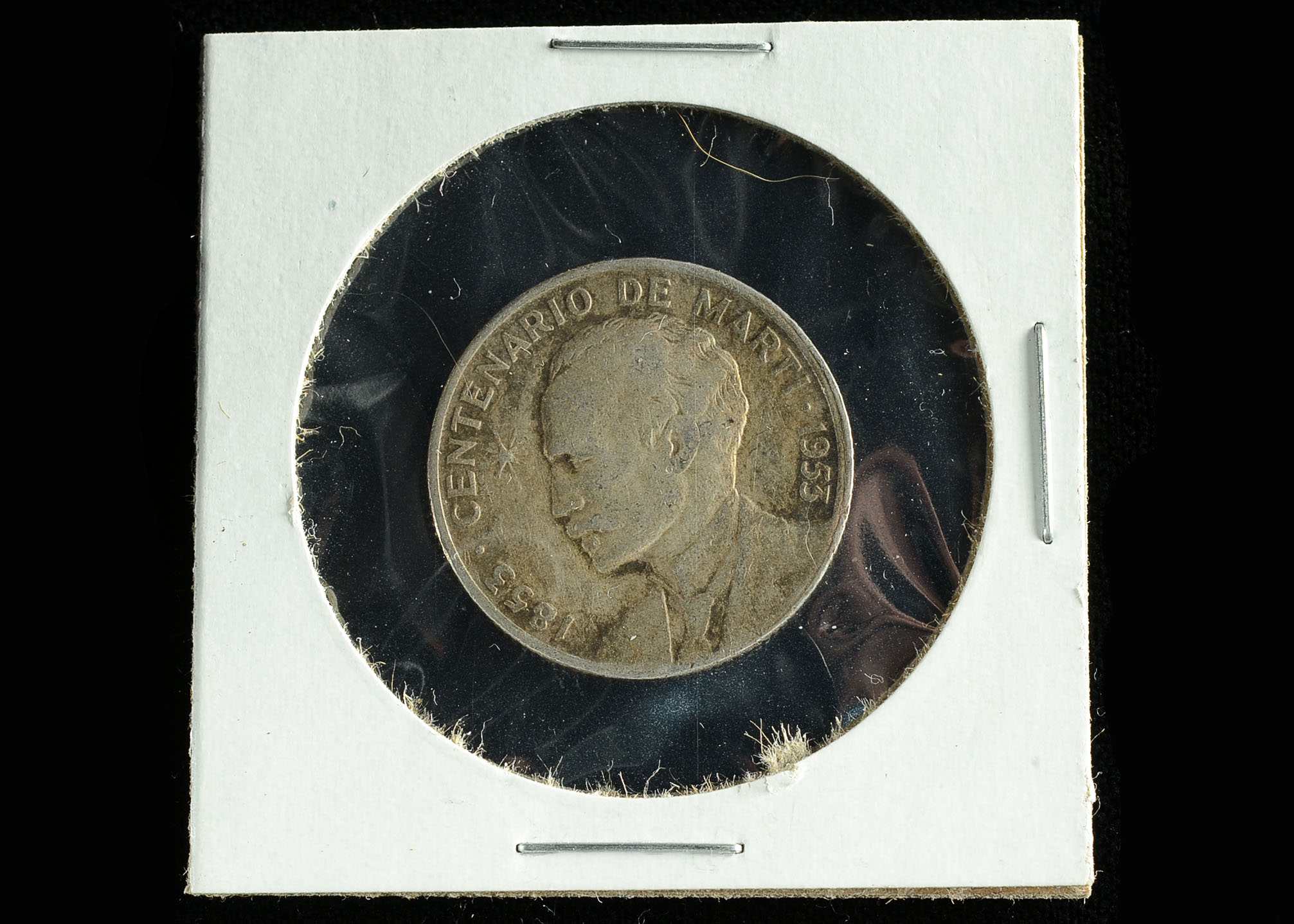 A 1953 Cuban Twenty Five Cent Silver Coin